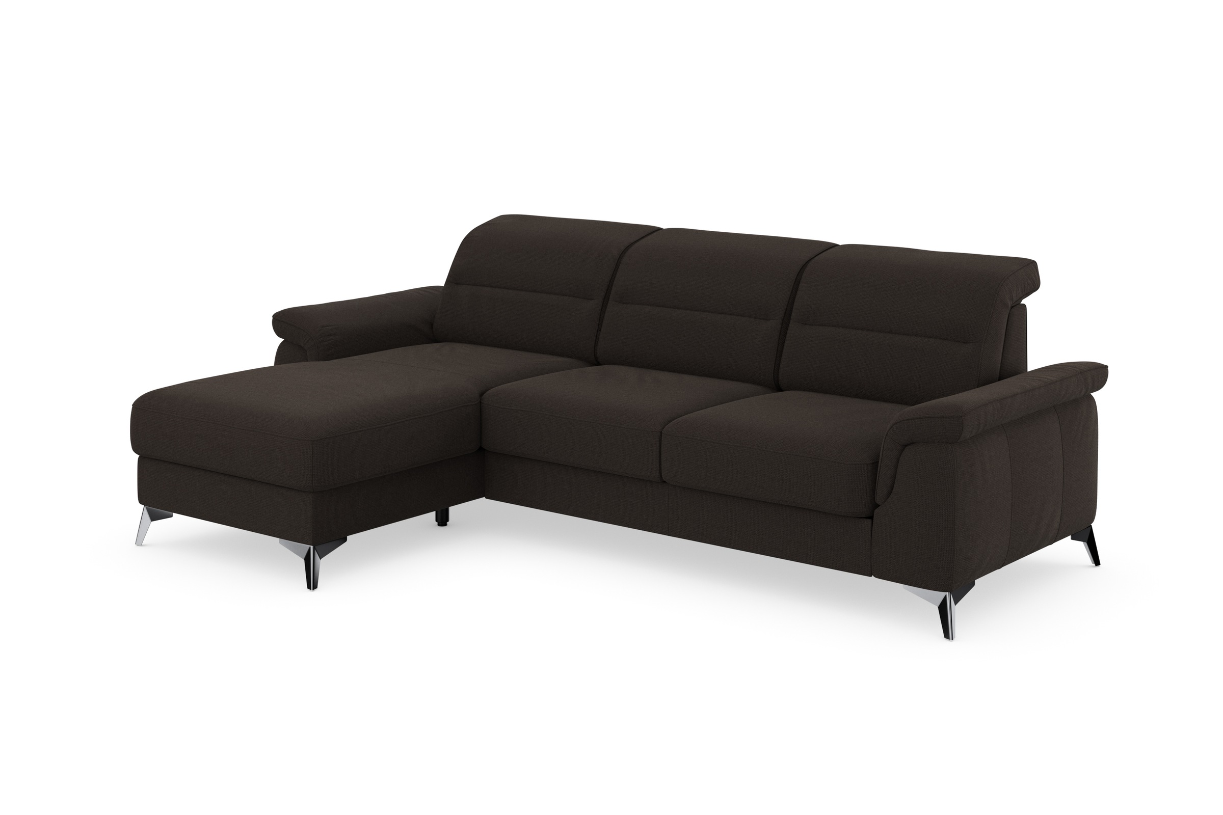 Thumbnail - sit&more Ecksofa "Sinatra L-Form" mit Recamiere, optinal mit Kopfteilverstellung und Armteilfunktion