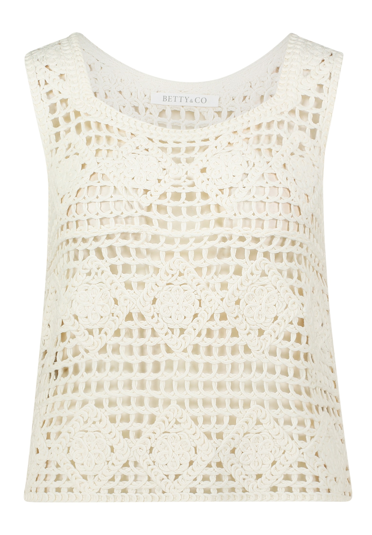 Betty&Co Stricktop »Damen mit Lochmuster«