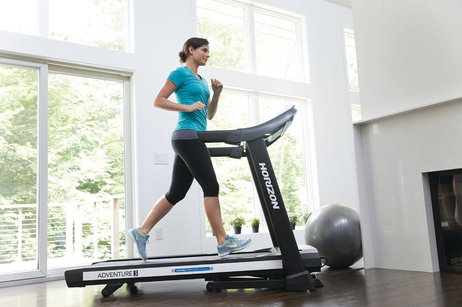Horizon Fitness Laufband »Adventure 3«, (mit Ausklappautomatik Soft-Drop-System und Tablet-Halterung), bis max. 18 km/h, klappbar