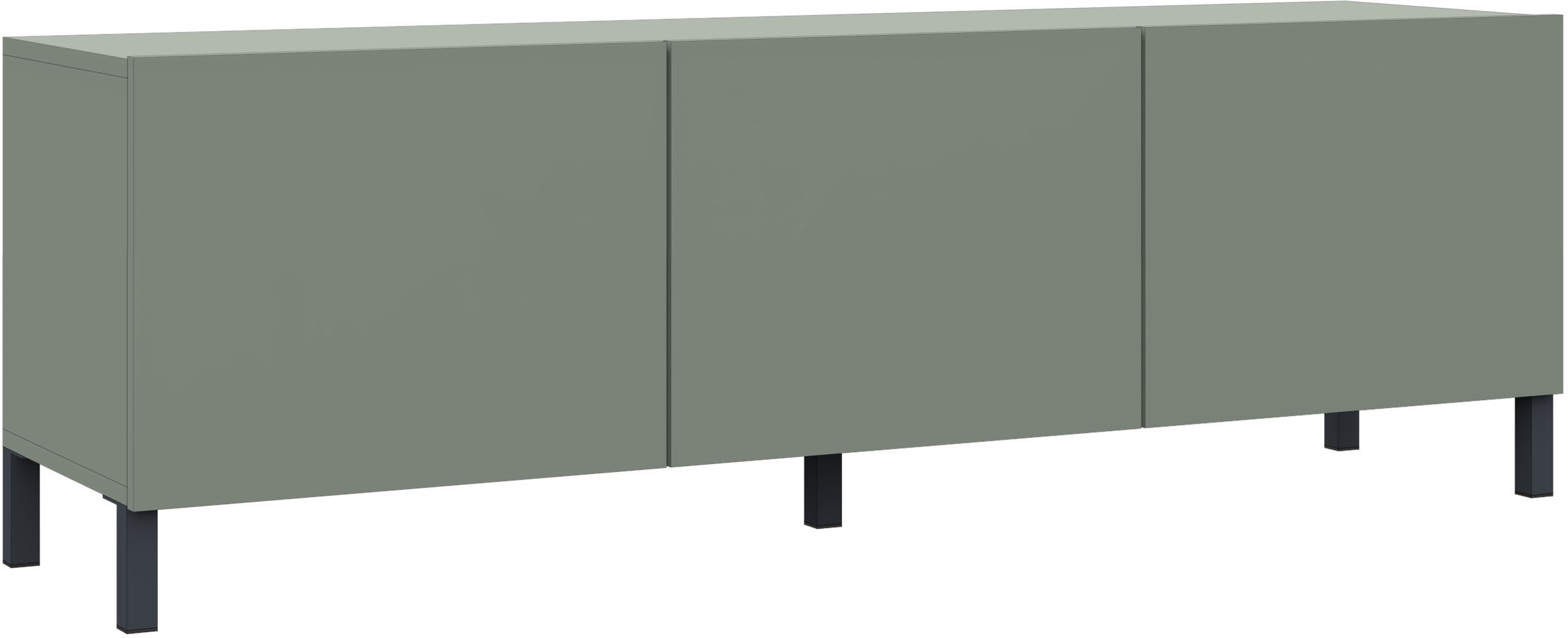 borchardt Möbel Lowboard "Sophia, TV-Schrank mit Metallfüßen" Metallfüße, grifflose Optik