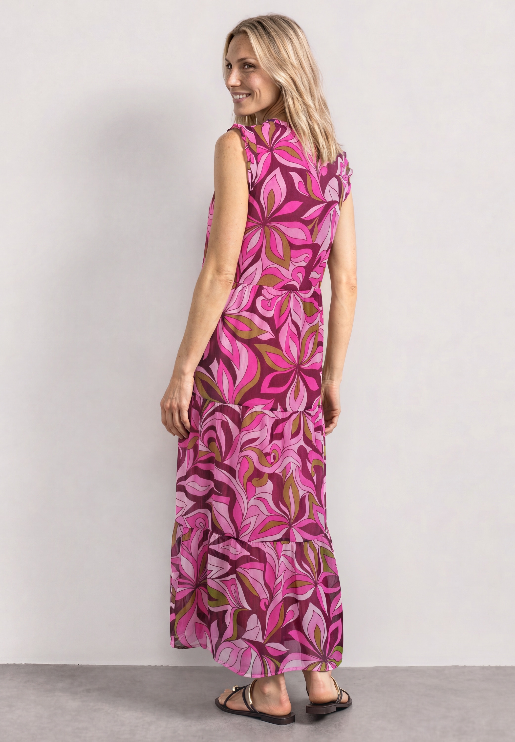 STREET ONE Maxikleid Ohne Taschen mit Print