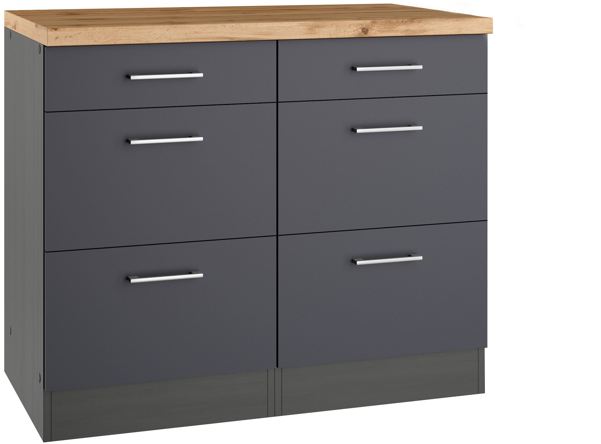 KOCHSTATION Unterschrank "KS-Milan", HELD Möbel, Auszugschrank 50 cm, matte günstig online kaufen