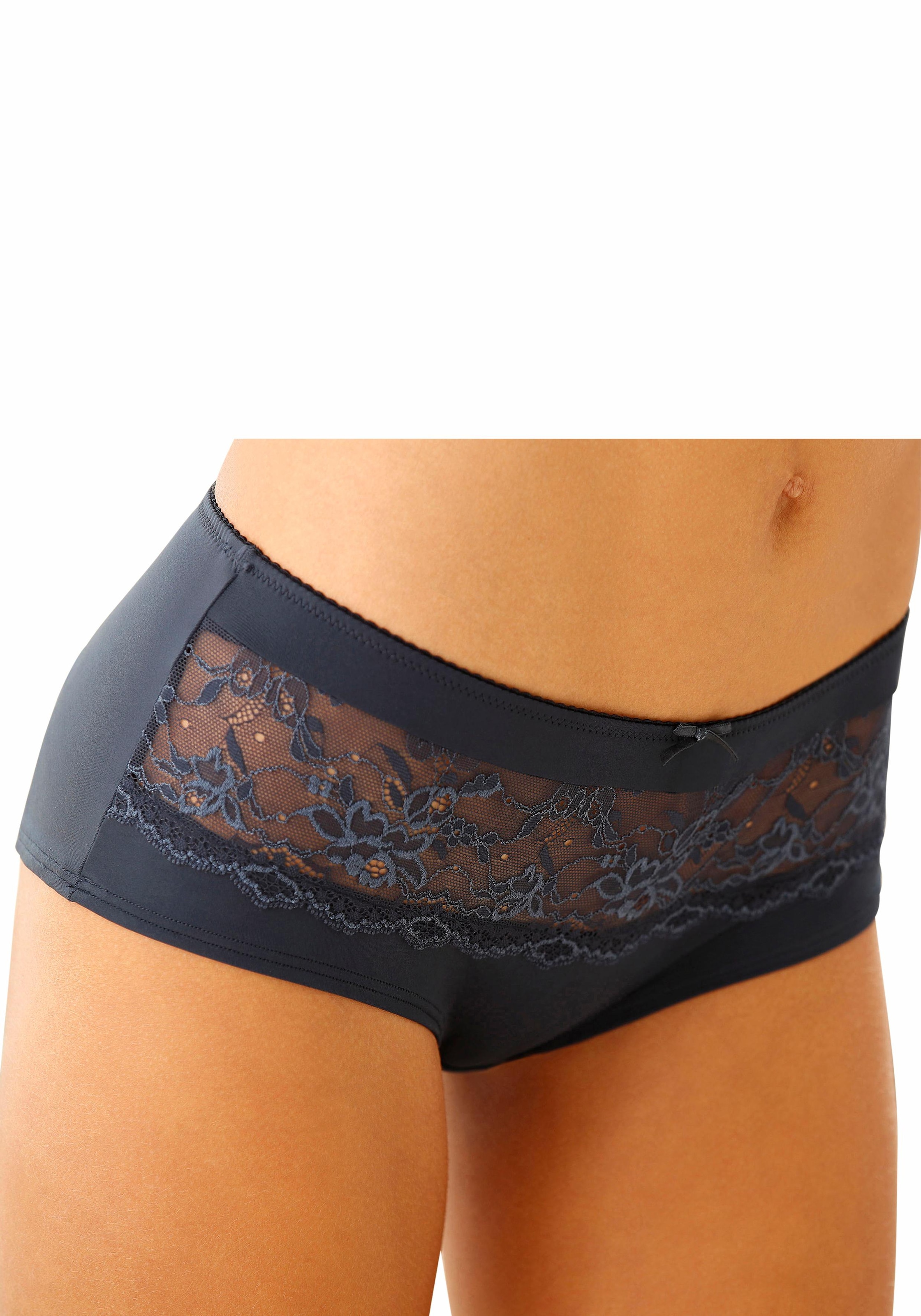 LASCANA Panty "Nina" mit transparenter Spitze vorne, als Dessous-Set kombinierbar