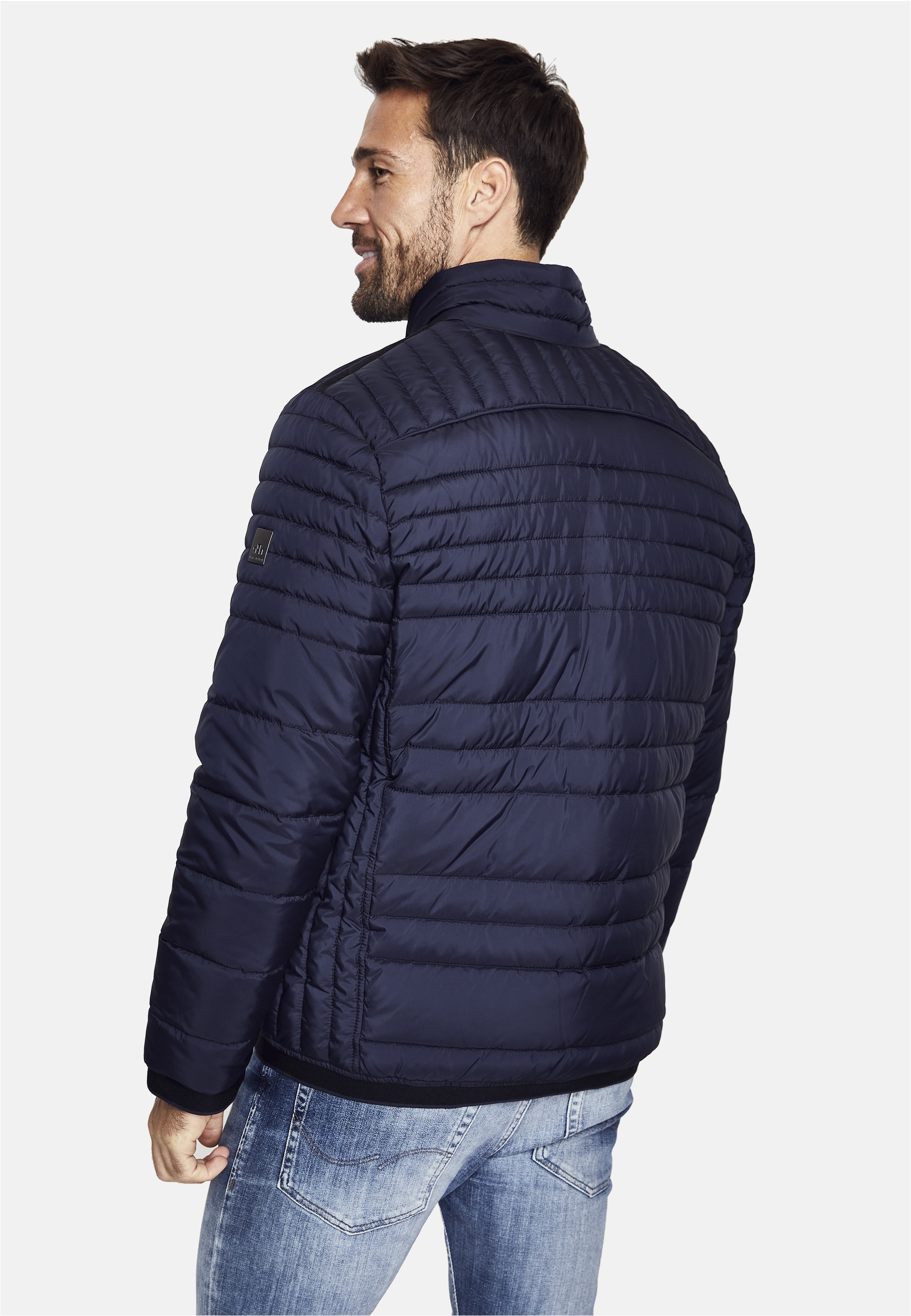 New Canadian Steppjacke, mit elastischem Bund am Saum und Armabschluss