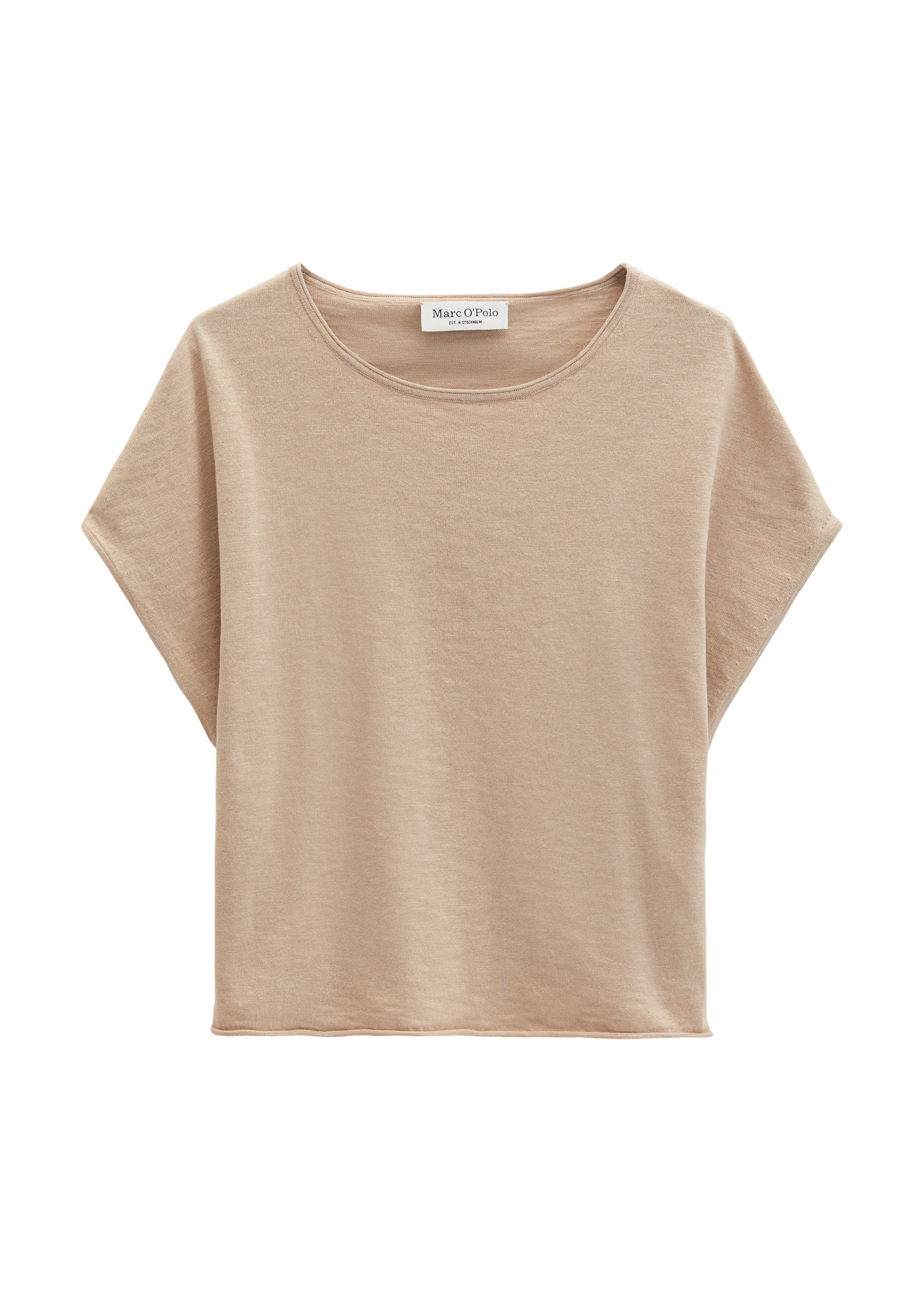 Marc O'Polo Strickpullover »aus Bio-Baumwolle-Leinen-Mix«