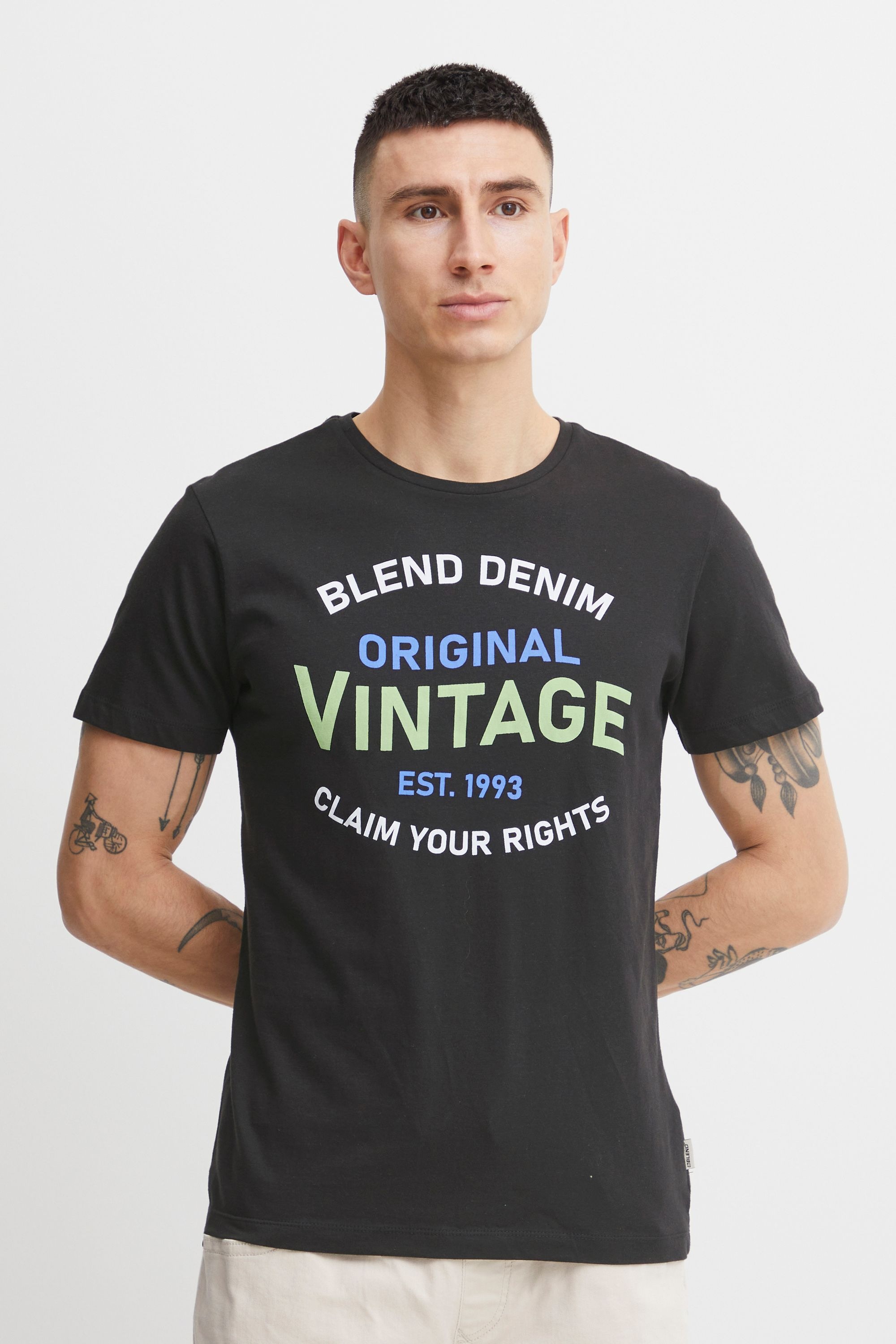Blend T-Shirt "BH3Pack" Klassisches T-Shirt mit Rundhalsausschnitt günstig online kaufen