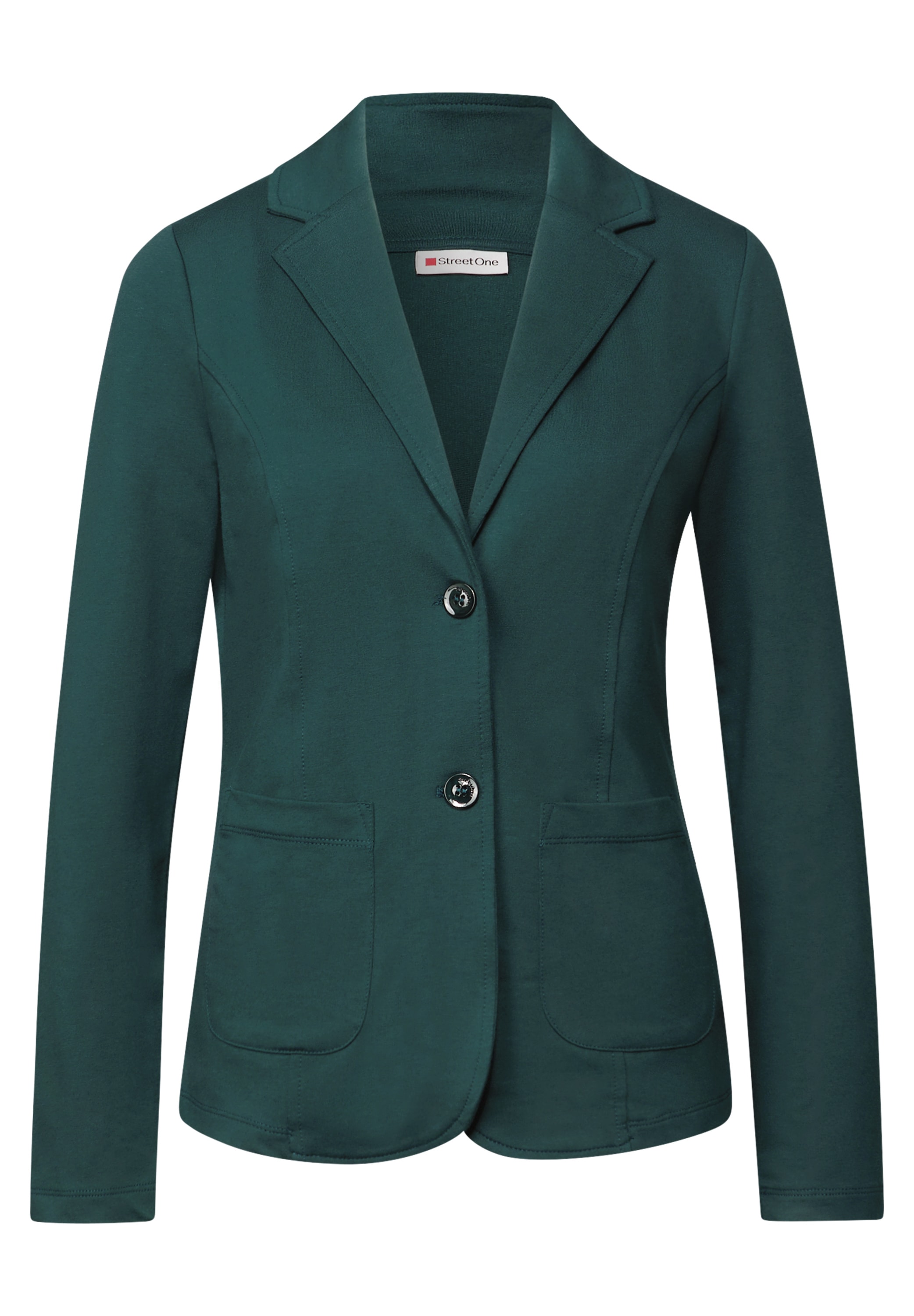 STREET ONE Kurzblazer, aus Baumwolle mit Stretchanteil