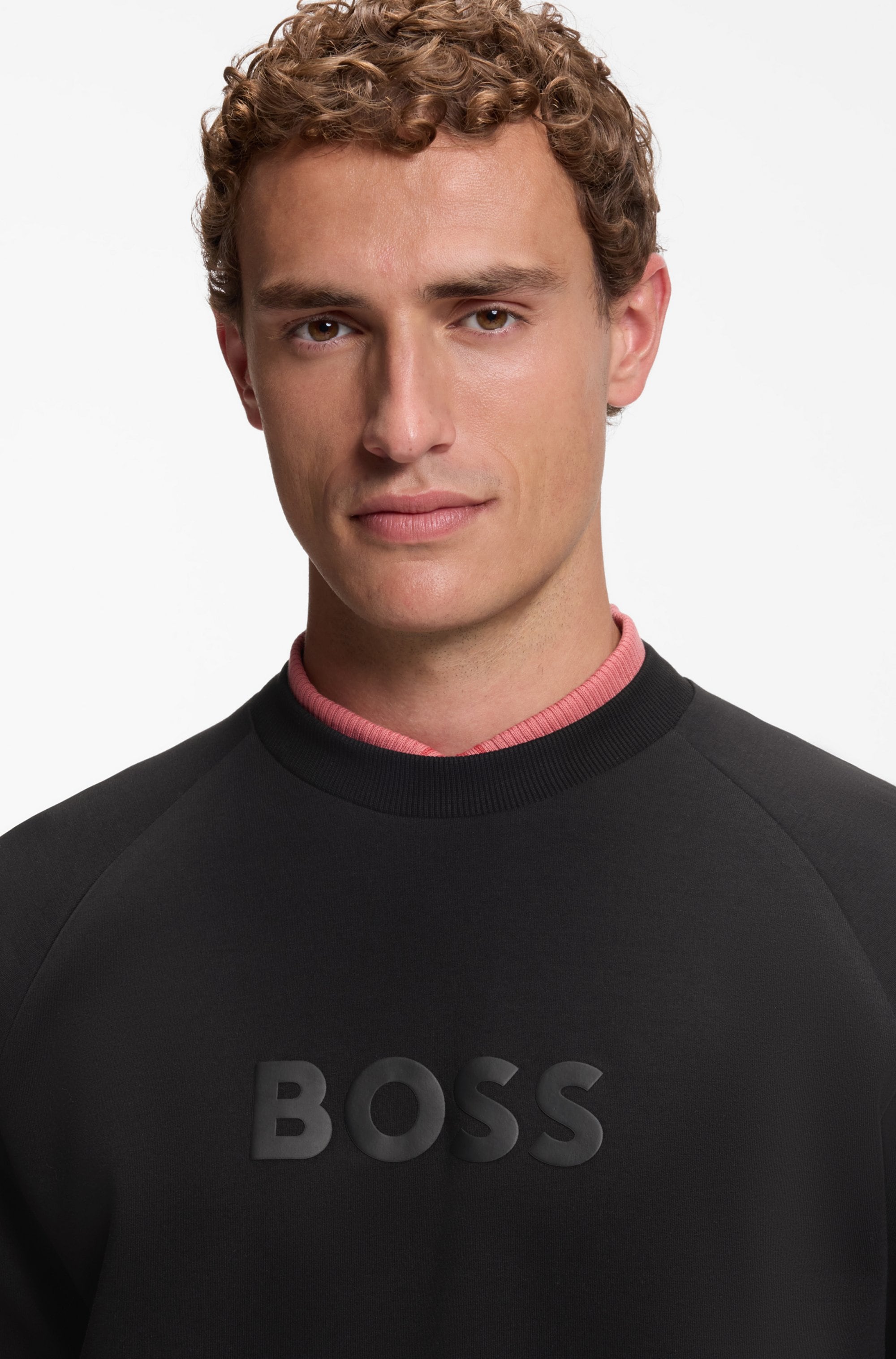 BOSS GREEN Sweatshirt »Salbo«, Rundhalsausschnitt, Regular Fit, tonaler Druck
