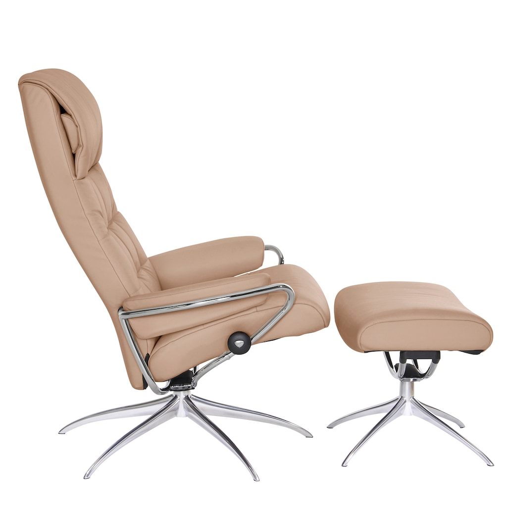 Stressless® Relaxsessel »London«, (Set, Relaxsessel mit Hocker)