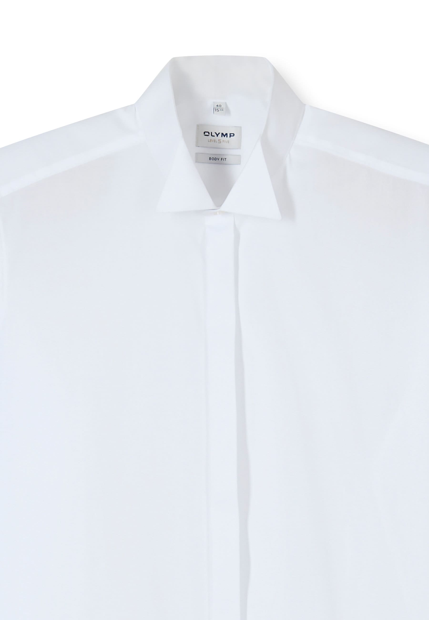 OLYMP Businesshemd »OLYMP Level Five Soirée, body fit, Hochzeitshemd, Kläppchen«