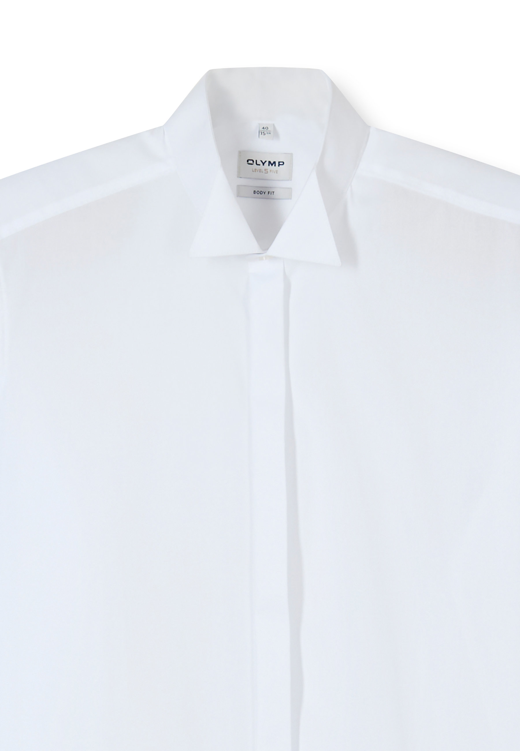 Thumbnail - OLYMP Businesshemd "OLYMP Level Five Soirée, body fit, Hochzeitshemd, Kläppchen mit extra langem Arm"