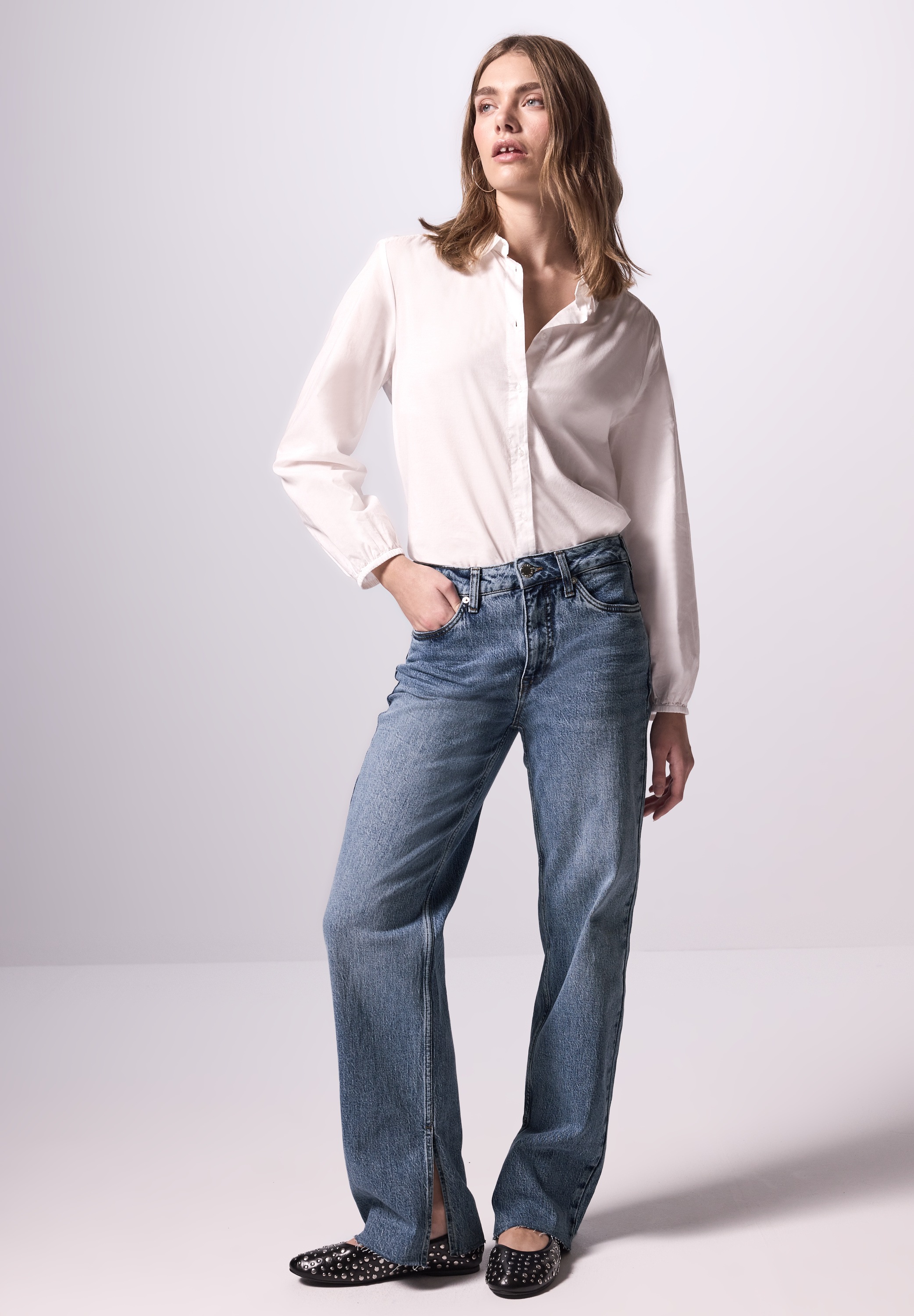 STREET ONE STUDIO Comfort-fit-Jeans, High Waist