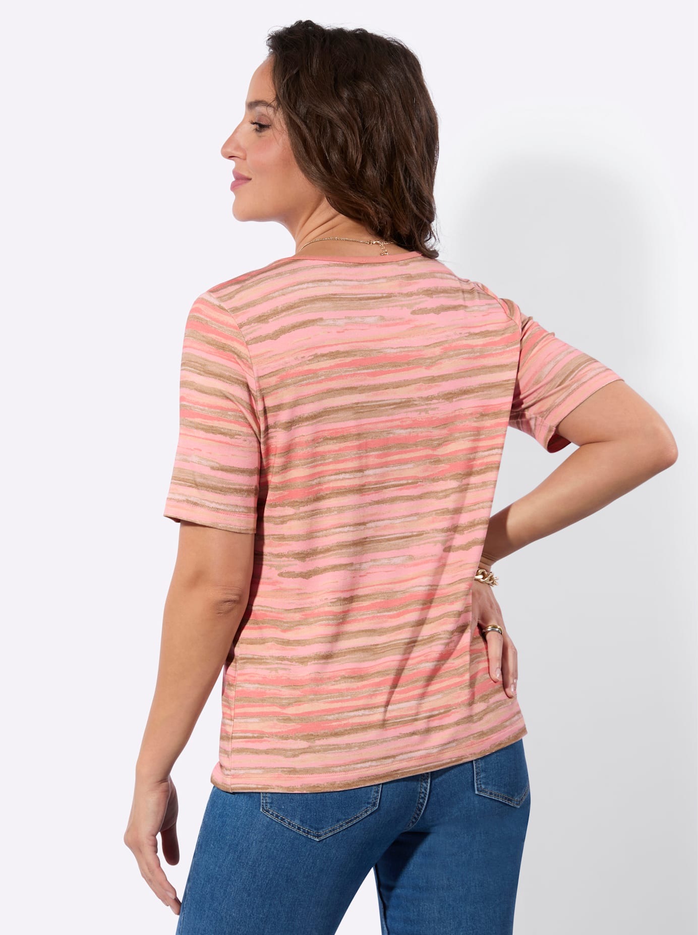 Casual Looks Rundhalsshirt "Druck-Shirt", 1 tlg. günstig online kaufen