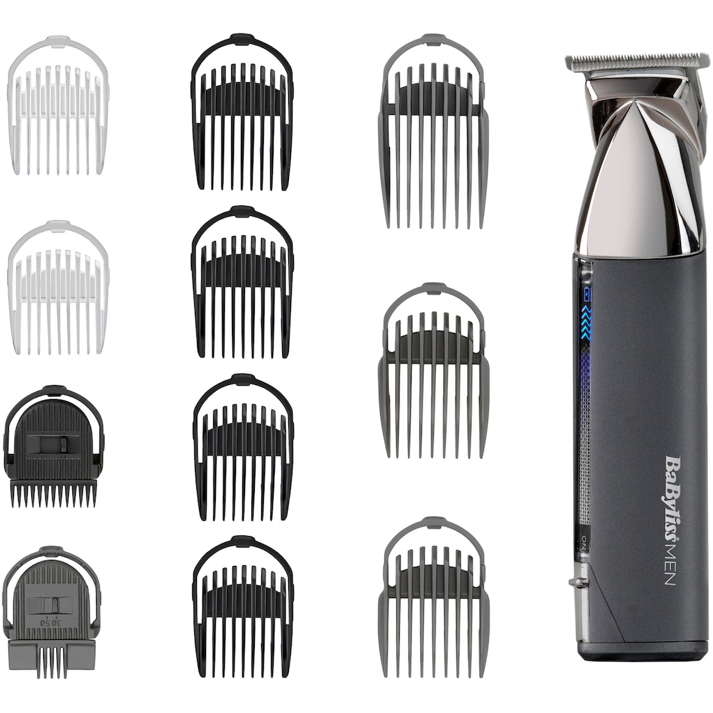 BaByliss Multifunktionstrimmer »Super-X Metal 15-in-1 Multi Trimmer«, 4 Aufsätze