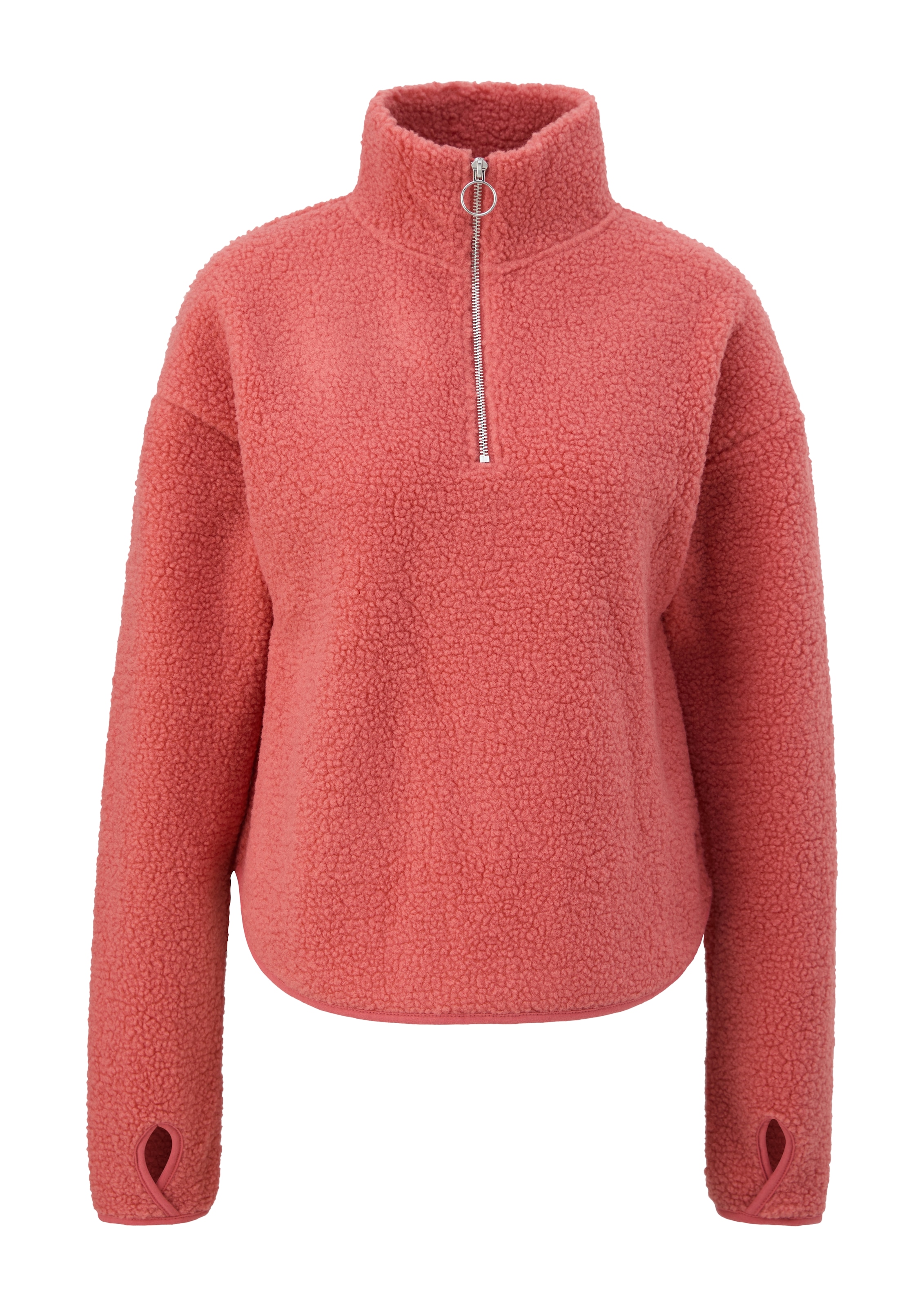 QS Sweatshirt, mit überschnittenen Schultern