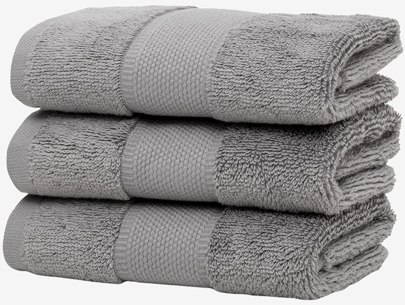 Wolkenfeld Gästehandtücher "Premium Low-Twist Baumwolle 550 g/m² – 3 Gästeh günstig online kaufen