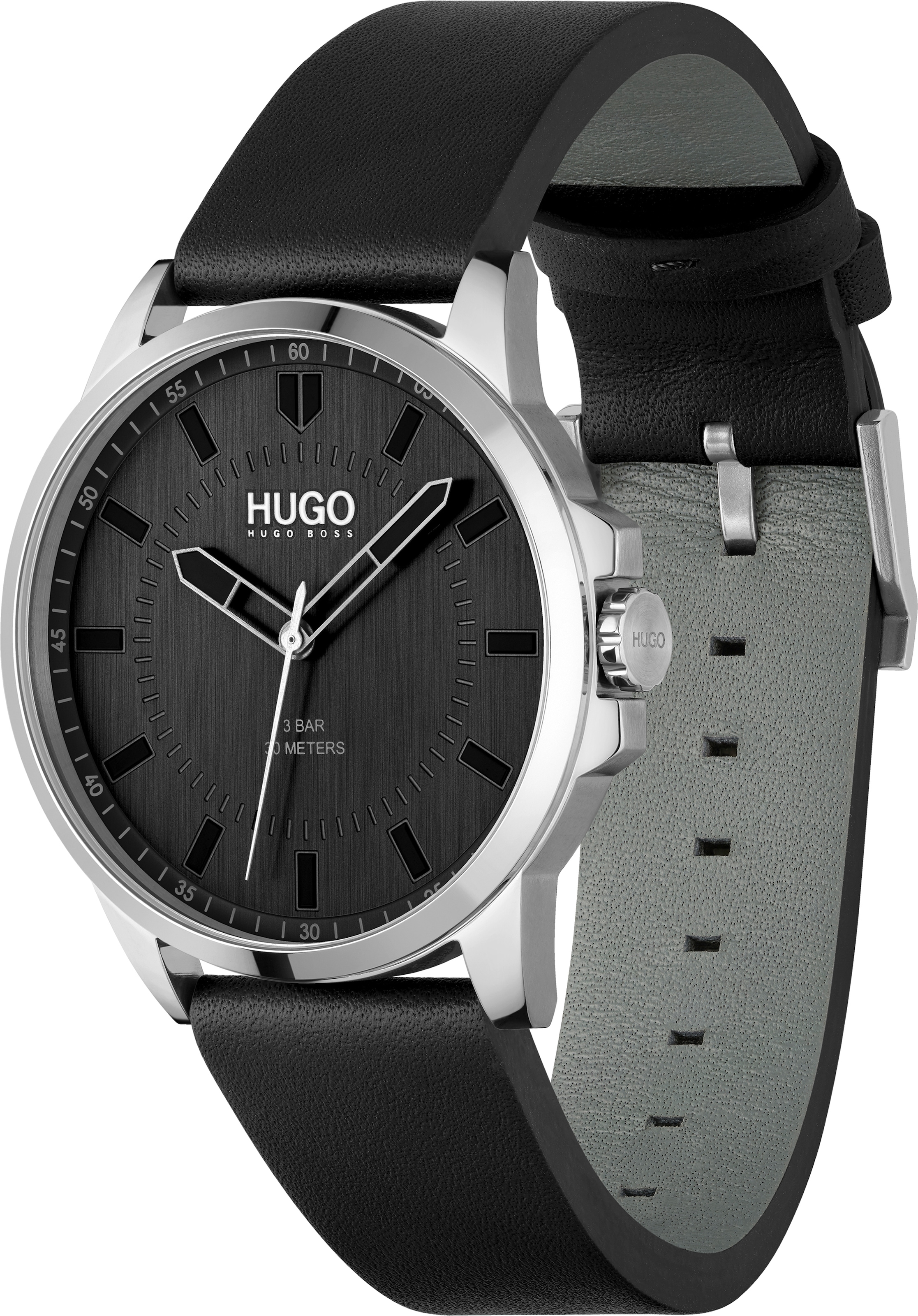 1530188« HUGO »#FIRST Quarzuhr