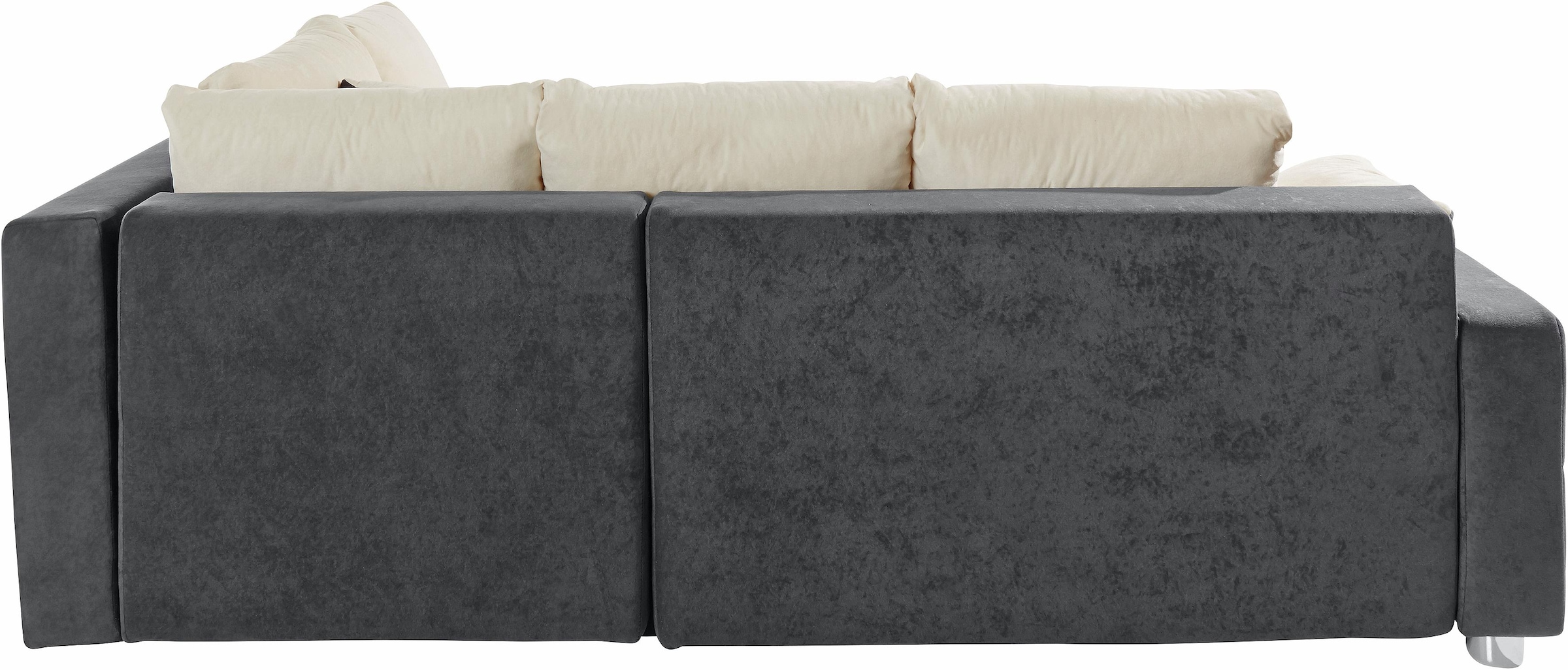 COLLECTION AB Ecksofa »Parma L-Form«, mit Bettfunktion und Federkern