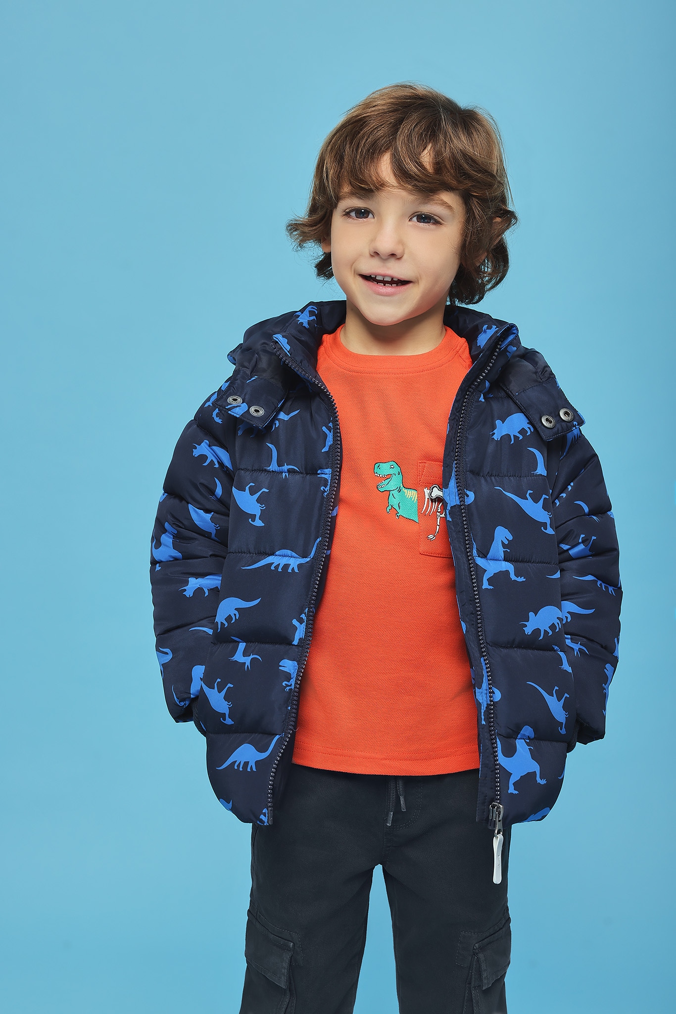 Blue Seven Winterjacke »Blue Seven Winterjacke«, mit Kapuze