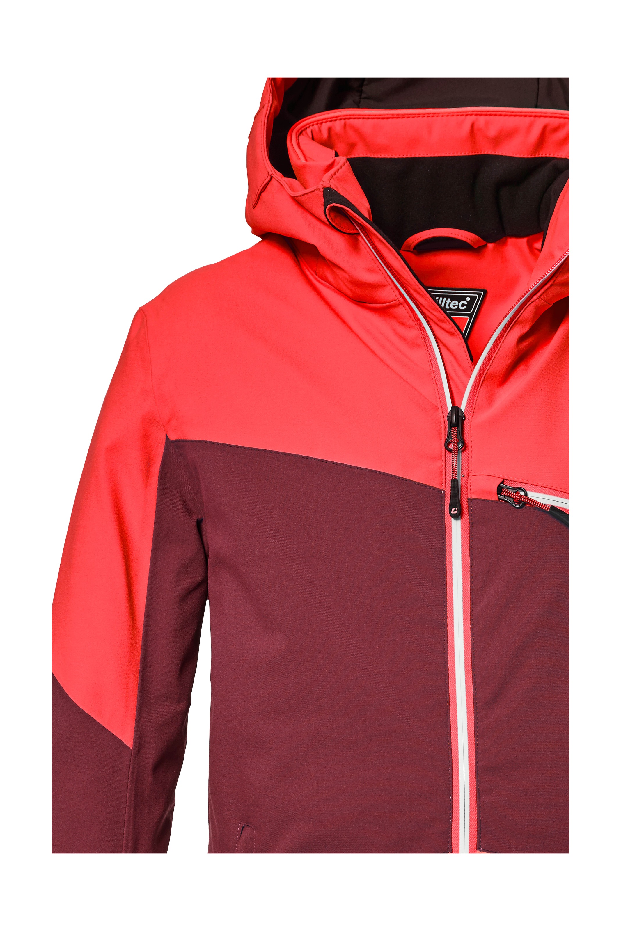 Killtec Skijacke »KSW 182 GRLS SKI JCKT«, Wasser- und winddichte Skijacke mit reflektierenden Elementen