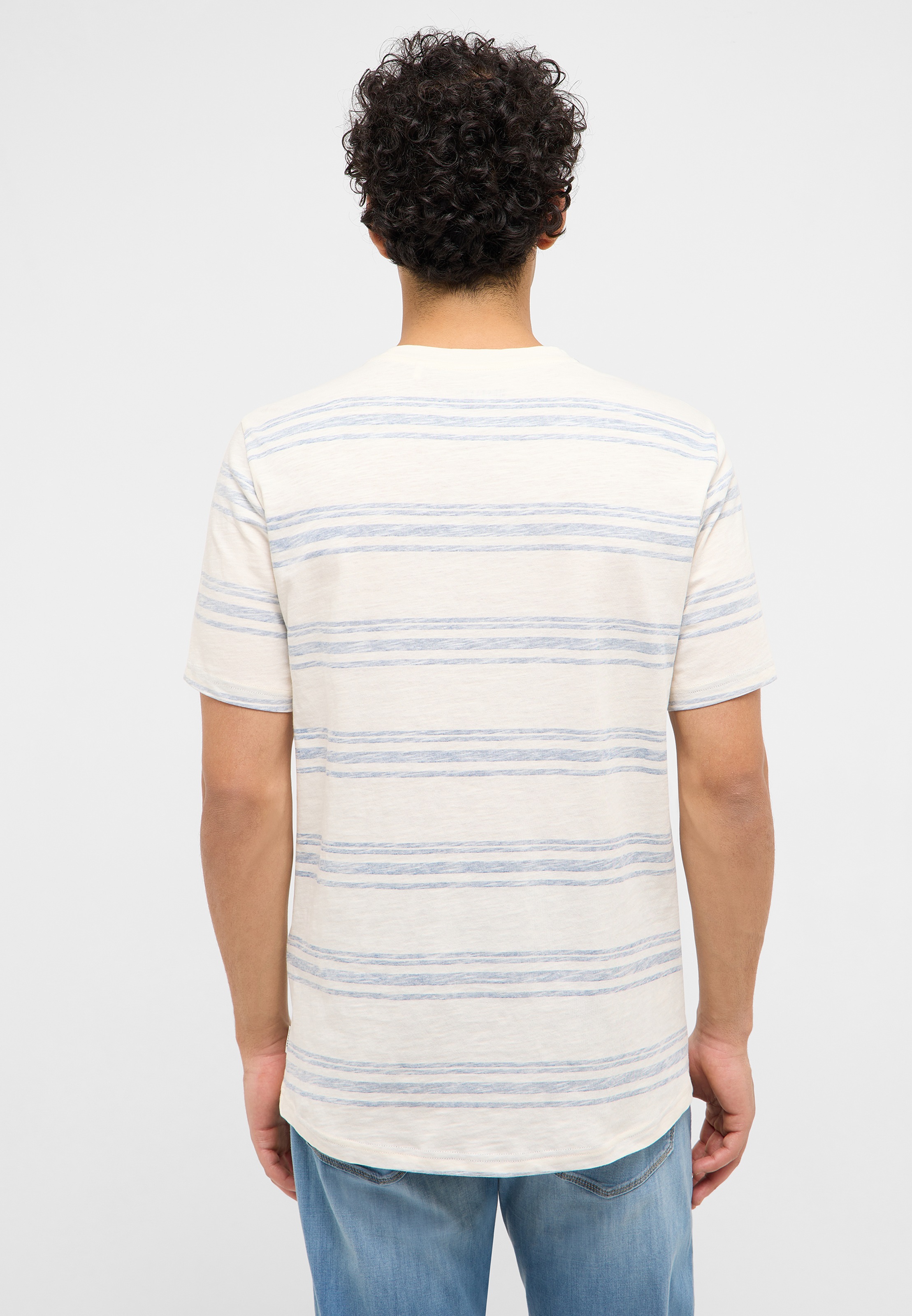 MUSTANG T-Shirt "MU-Austin Streifenprint" Regular fit günstig online kaufen