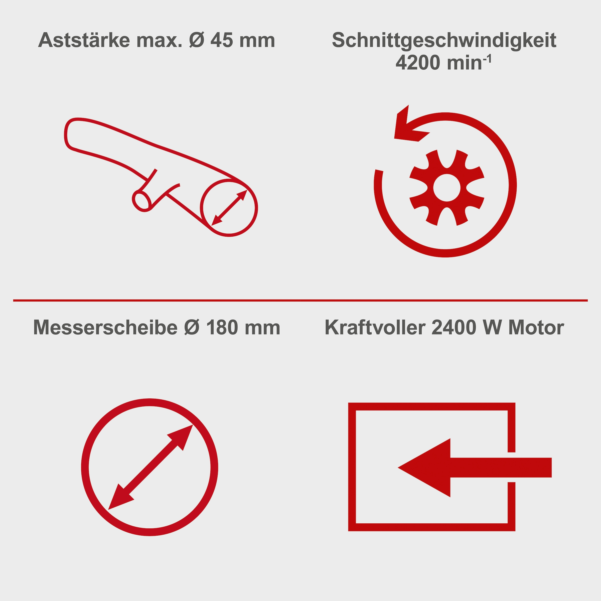 Scheppach Häcksler »GS55«, Gartenhäcksler