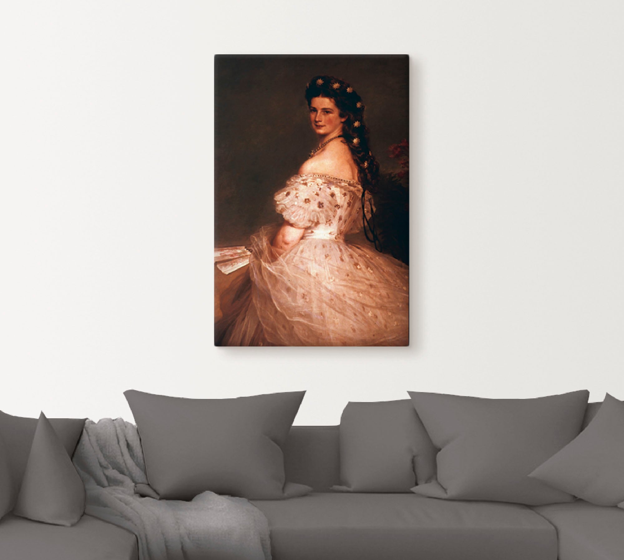 Artland Wandbild »Kaiserin Elisabeth von Österreich, 1865«, Menschen, (1 St.), als Leinwandbild, Poster in verschied. Größen