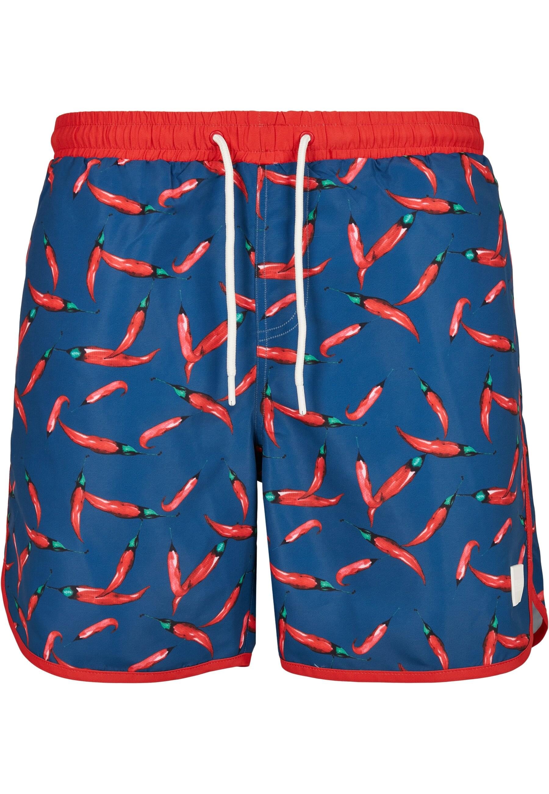 URBAN CLASSICS Badeshorts » Herren Pattern Retro Swim...