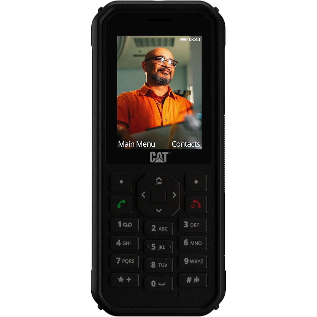 CAT Handy »CAT B40, Dual-Sim«, black, 6,1 cm/2,4 Zoll, 2 MP Kamera