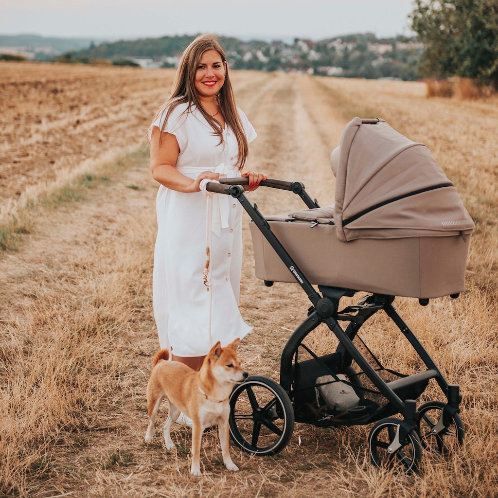 Gesslein Kombi-Kinderwagen »FX4 Soft+ mit Aufsatz Swing schwarz, sand«