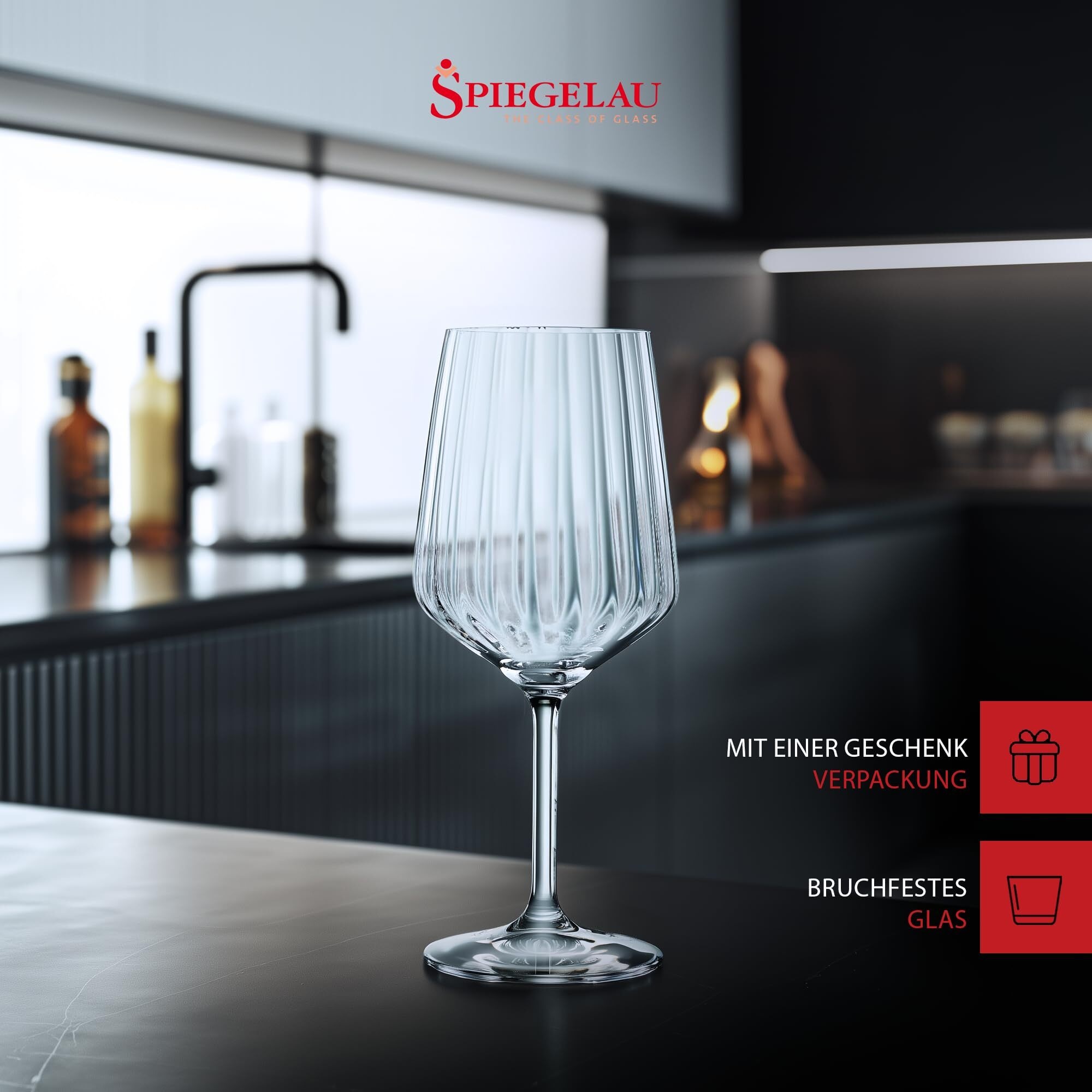 SPIEGELAU Rotweinglas »Rotweingläser Lifestyle 630 ml 4er Set transparent«