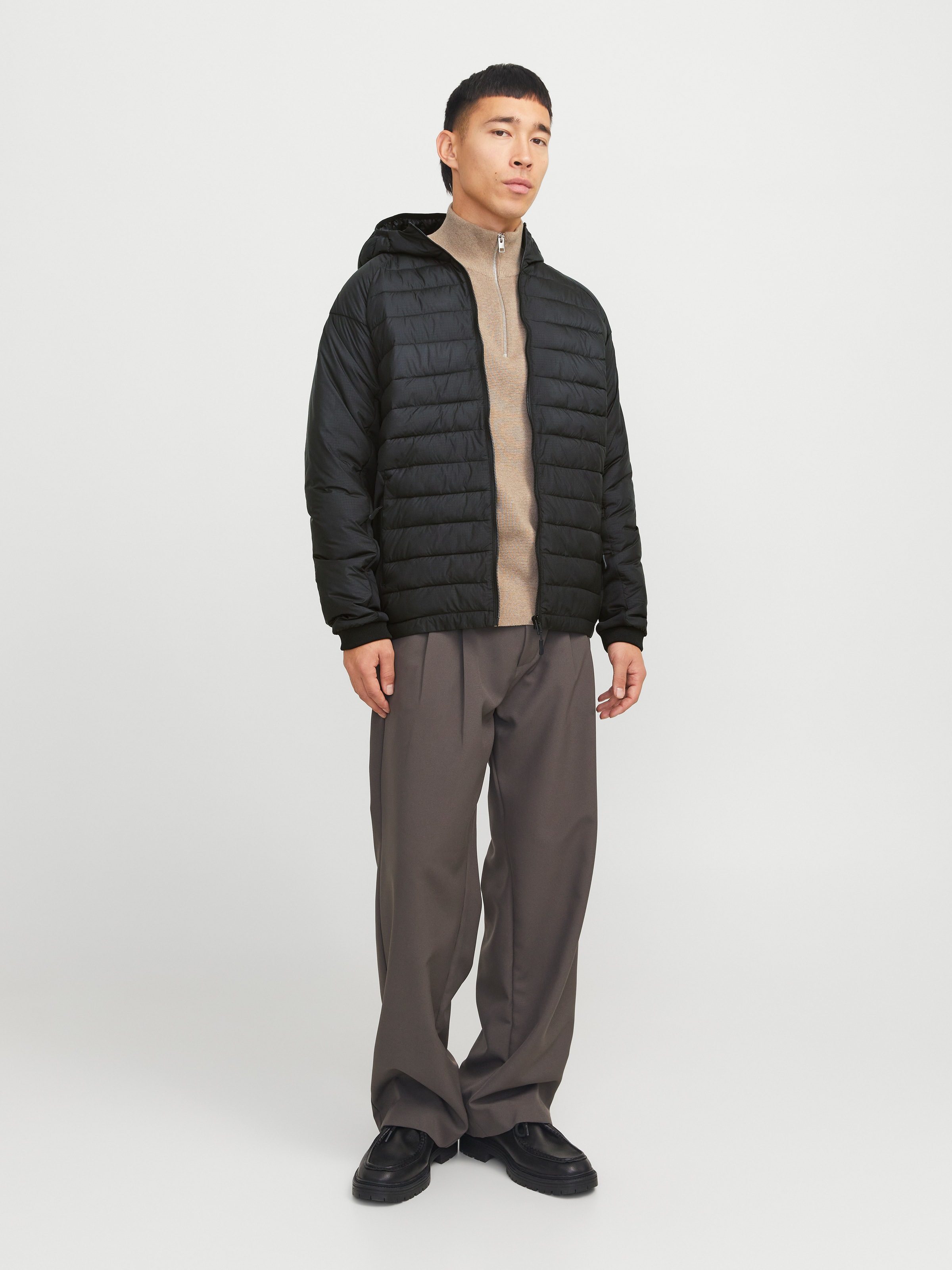 Jack & Jones Steppjacke »JJESTATE HYBRID JACKET NOOS«, mit Kapuze, mit Kapuze