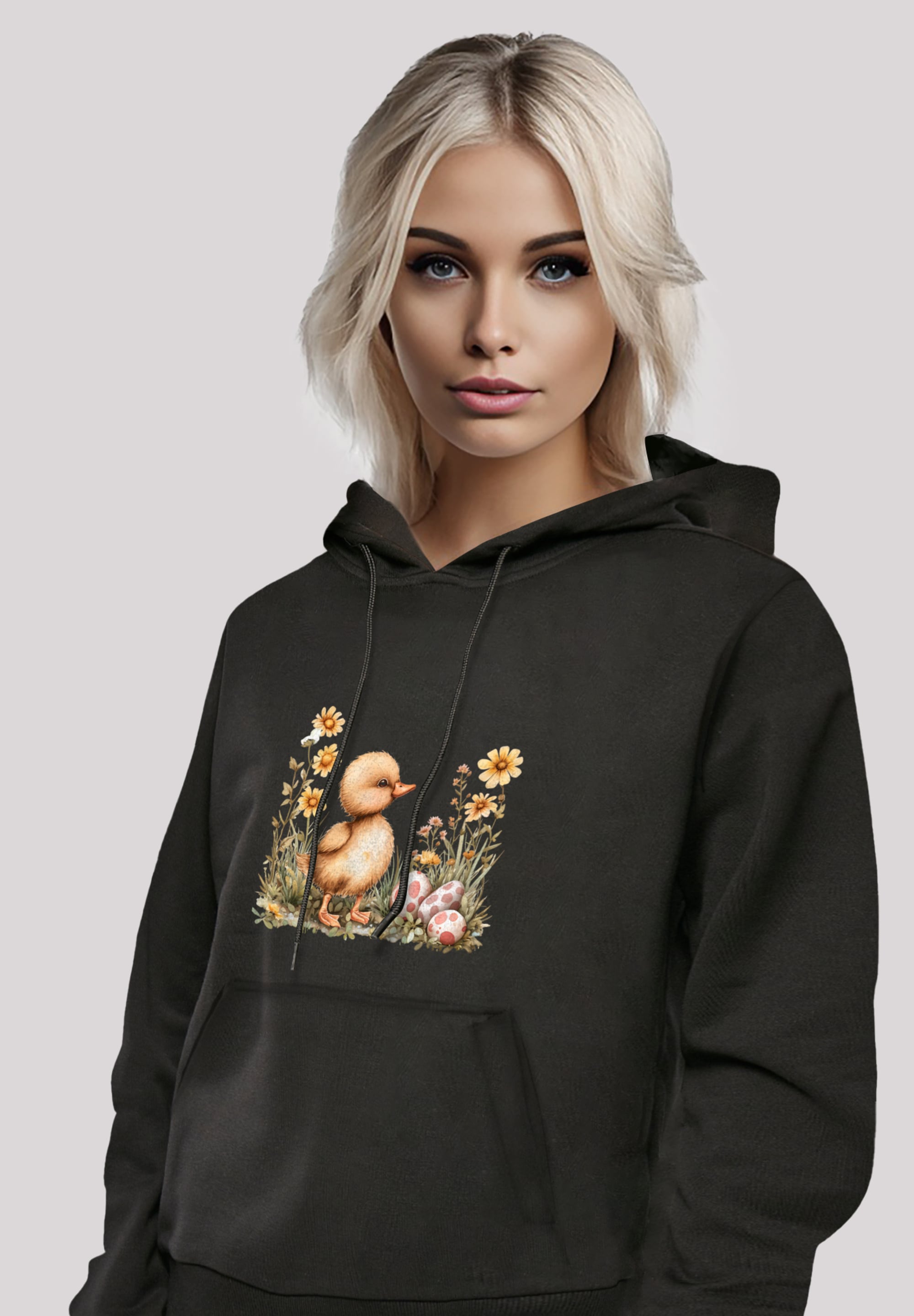 F4NT4STIC Kapuzenpullover »Niedliche Enten Ostereier«, Premium Qualität