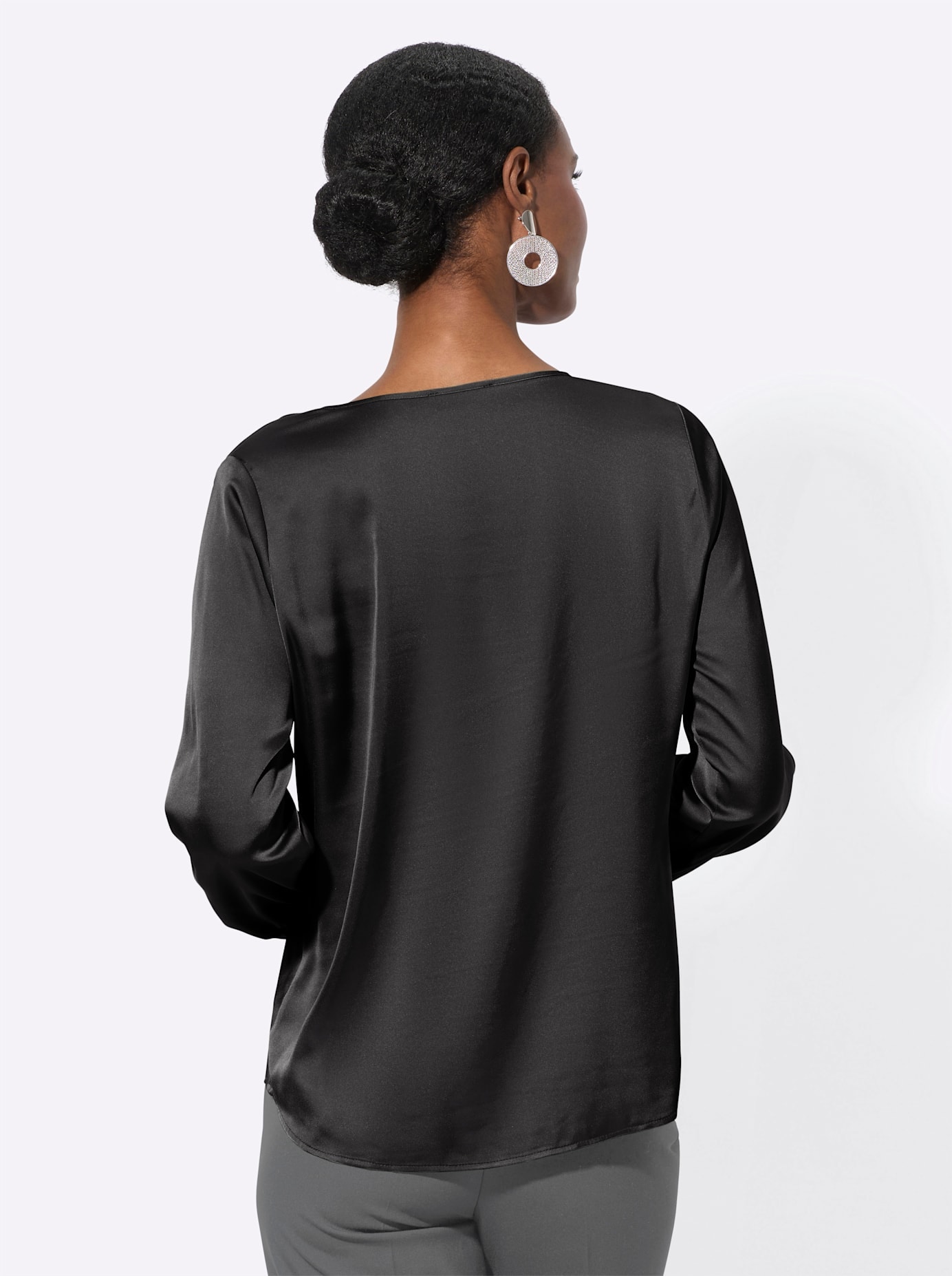 creation L Satinbluse