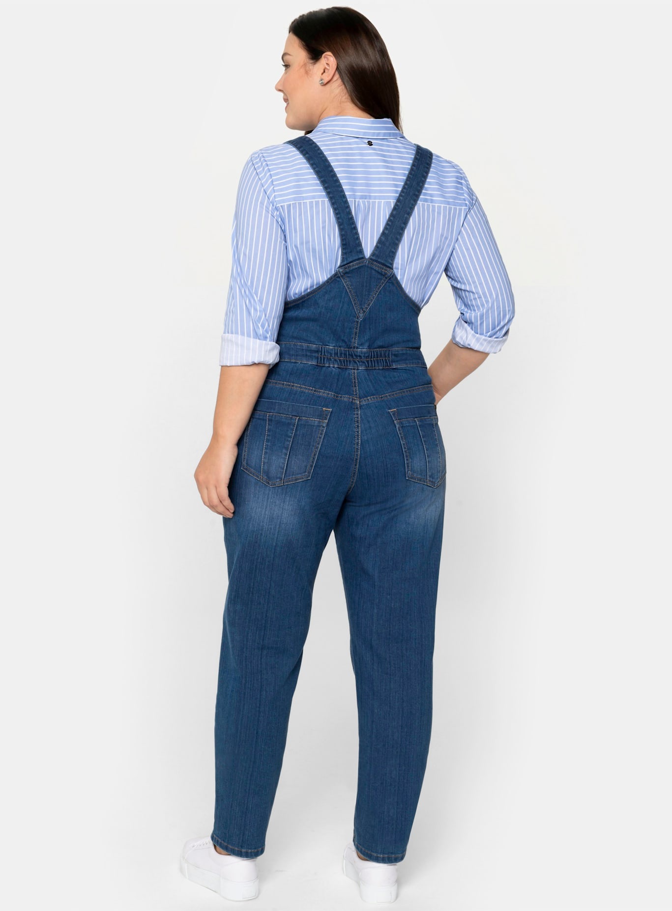 Sheego Jeanslatzhose, (1 tlg.) günstig online kaufen