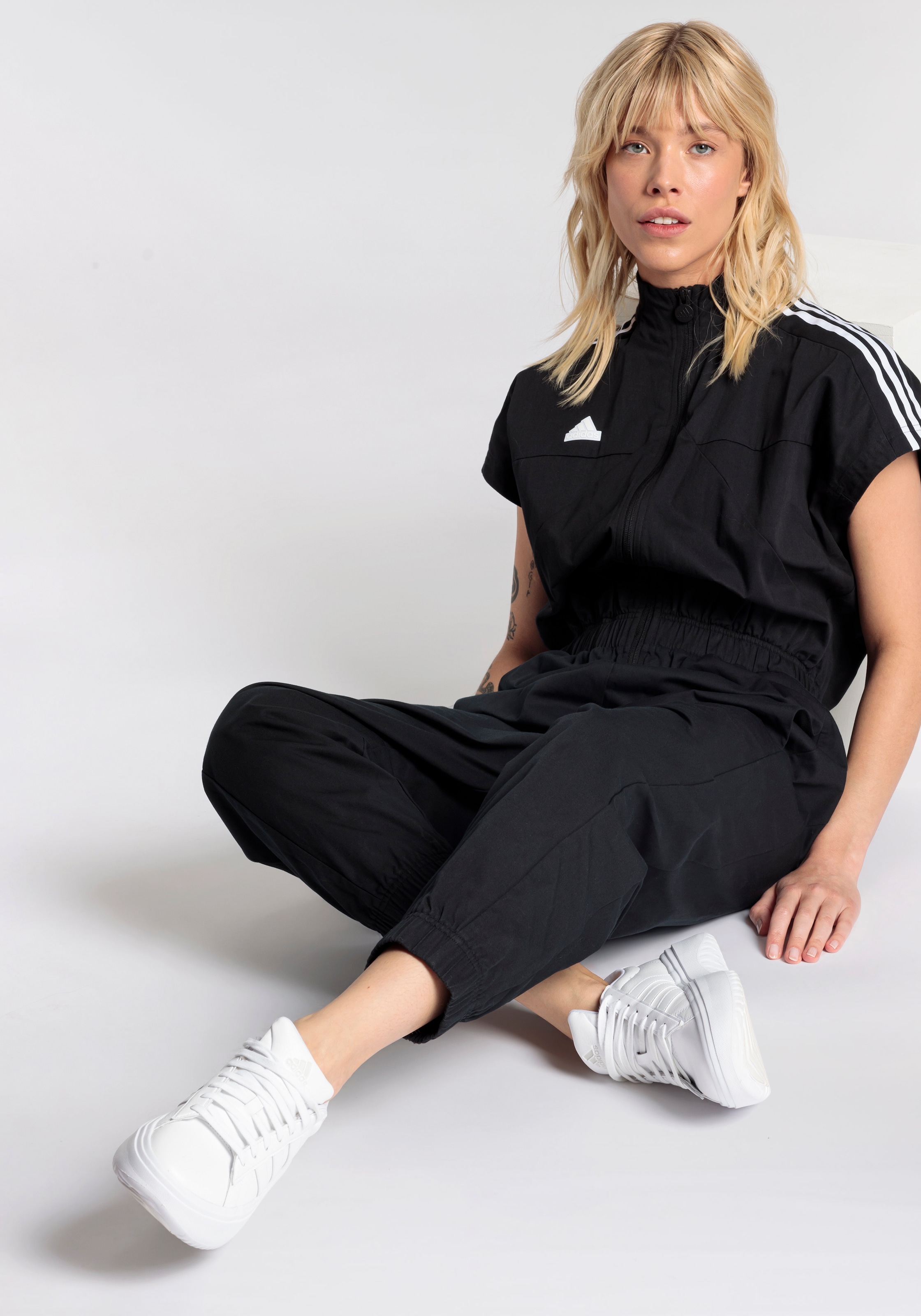 Black adidas jumpsuit online