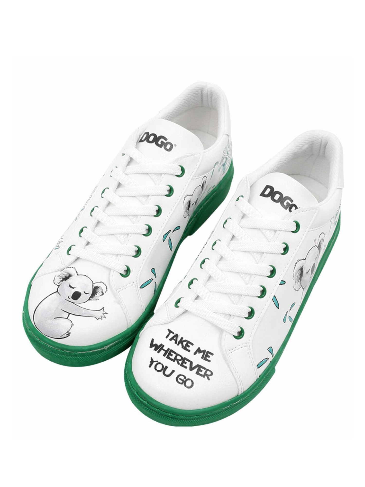 Dogo Sneaker "Ace Low-Top Sneaker Best Of Tweety And Sylvester Black Damen" Handgefertigt