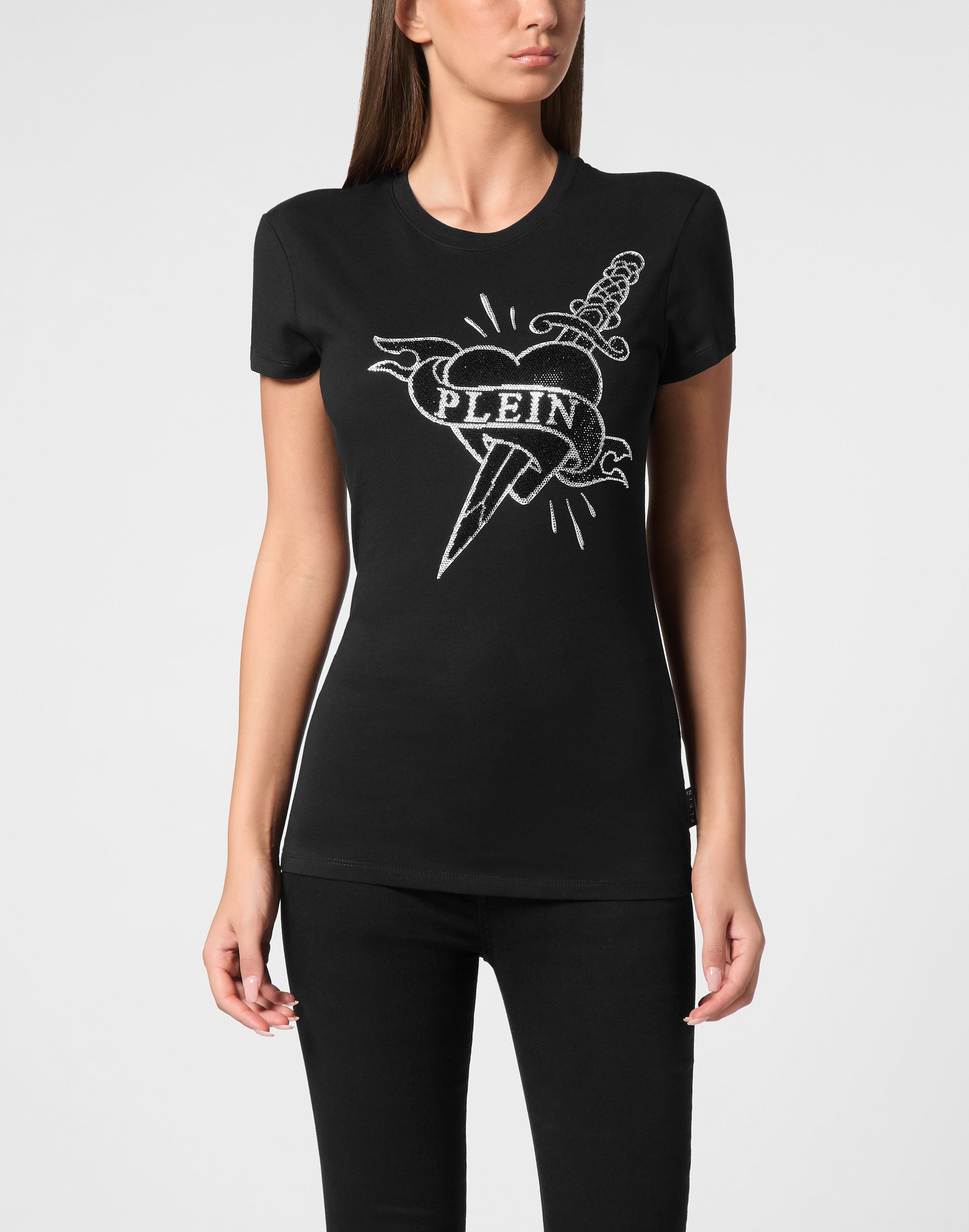 PHILIPP PLEIN T-Shirt "Love Mit Schmucksteinen" günstig online kaufen