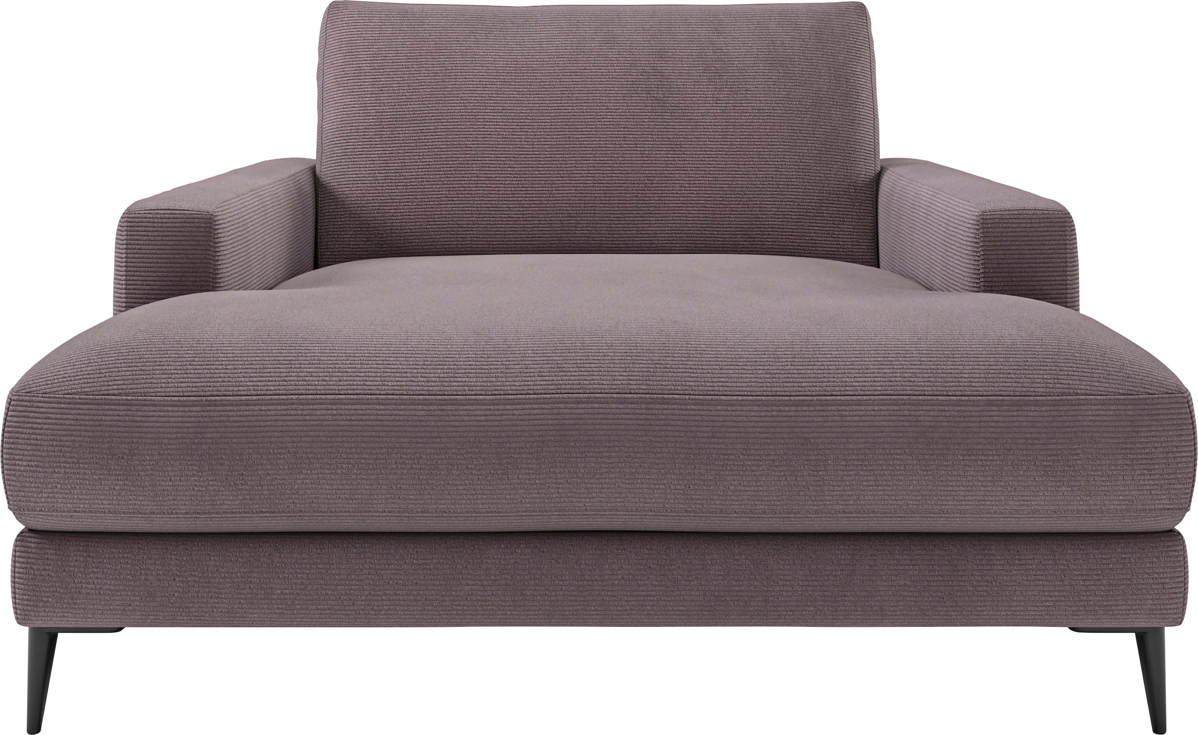 Home affaire Chaiselongue "Downtown Loungemöbel zum Relaxen, B/T/H: 132/170/84 cm" auch in Bouclé, Cord und Easy care - leicht mir Wasser zu reinigen