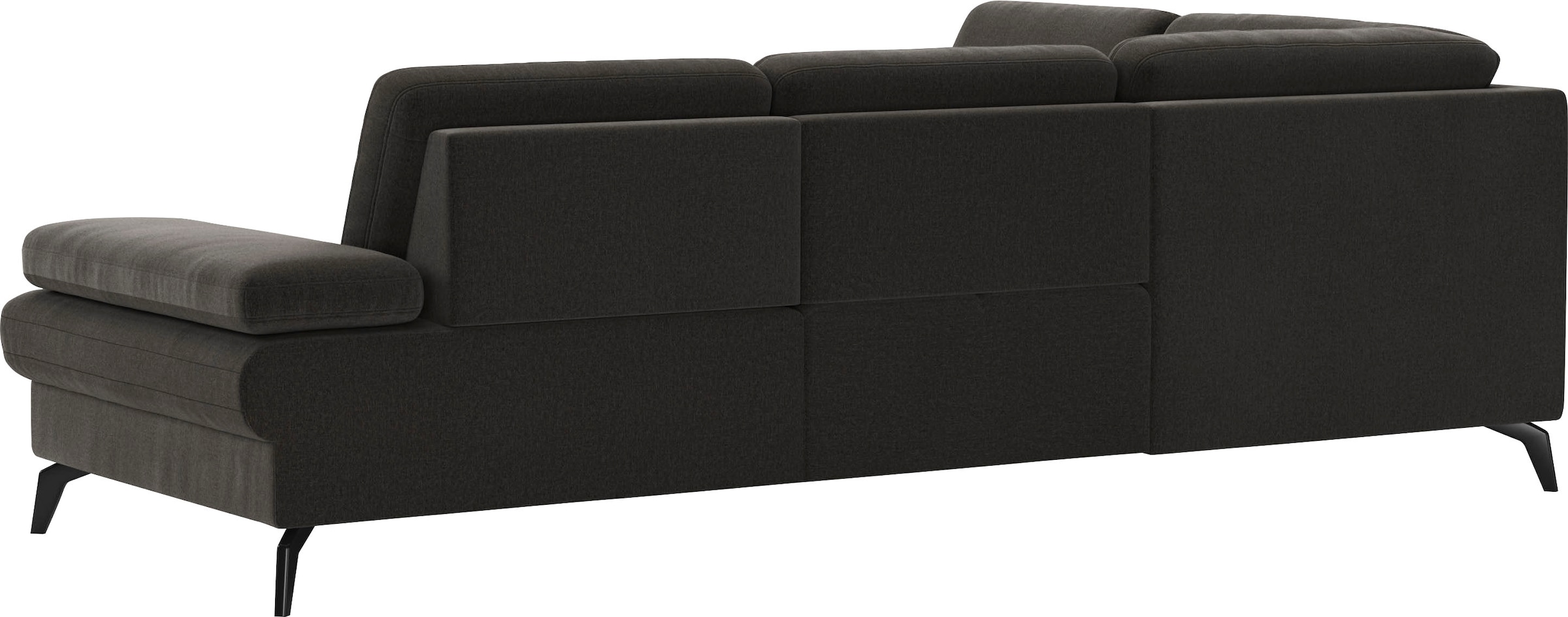 sit&more Ecksofa »Morris L-Form, inkl. Sitztiefenverstellung« wahlweise mit Armteilverstellung, Bettfunktion & Bettkasten