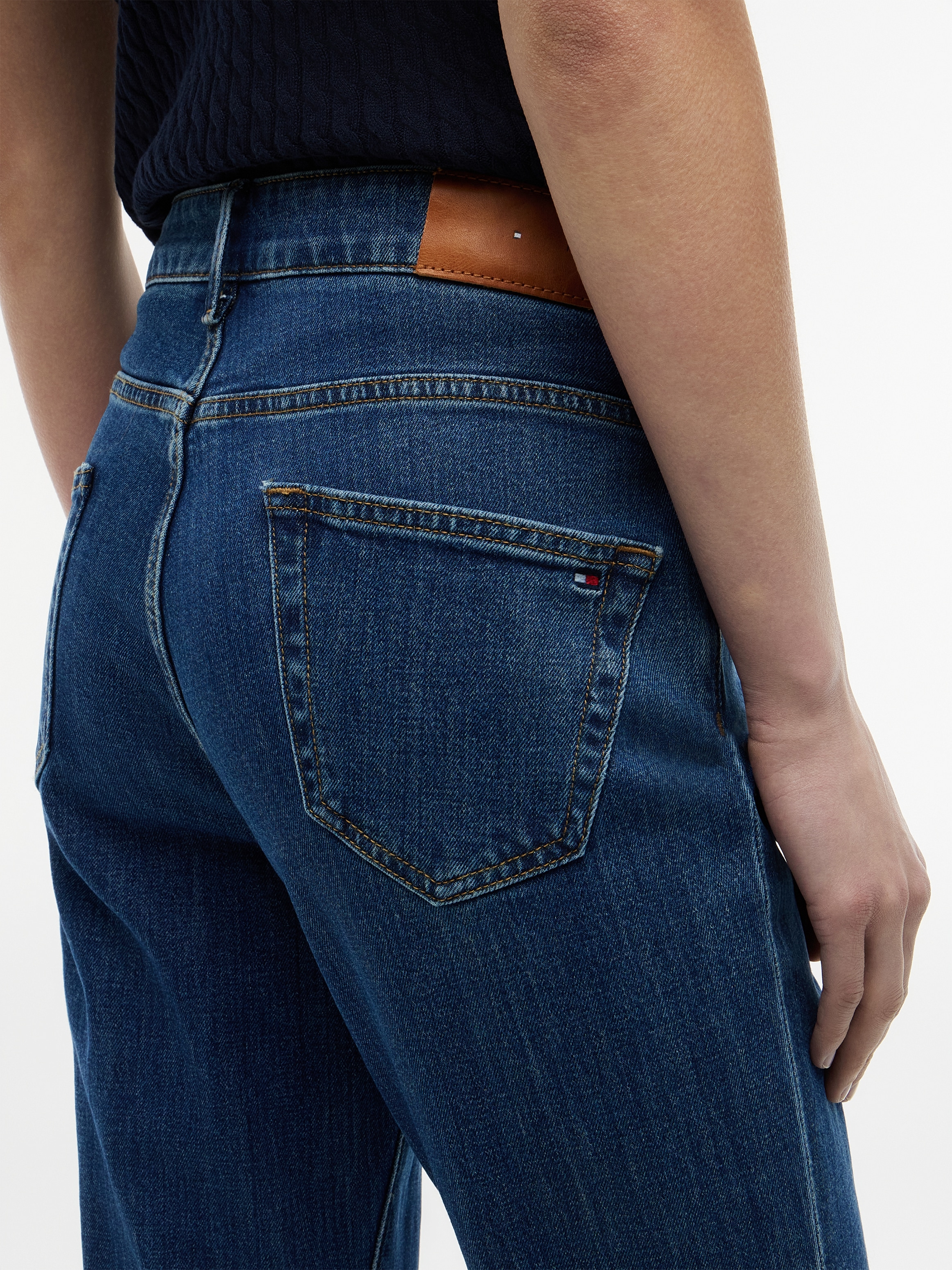 Tommy Hilfiger Bootcut-Jeans »BOOTCUT RIAN RW« Baumwollmischung, Stretch, ausgestellte Beinform