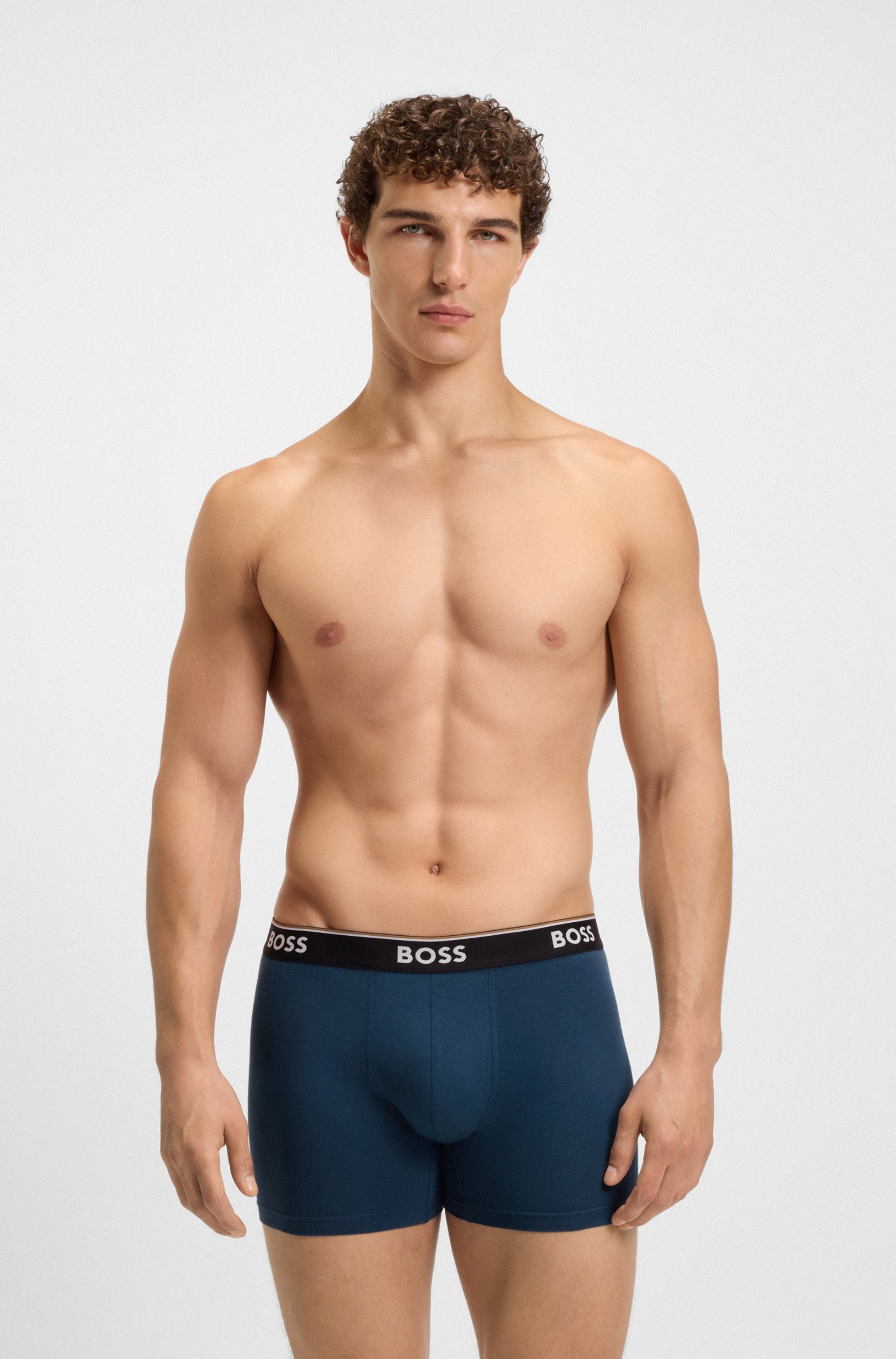 BOSS Boxershorts "BoxerBr 3P Power" 3 Stk. günstig online kaufen