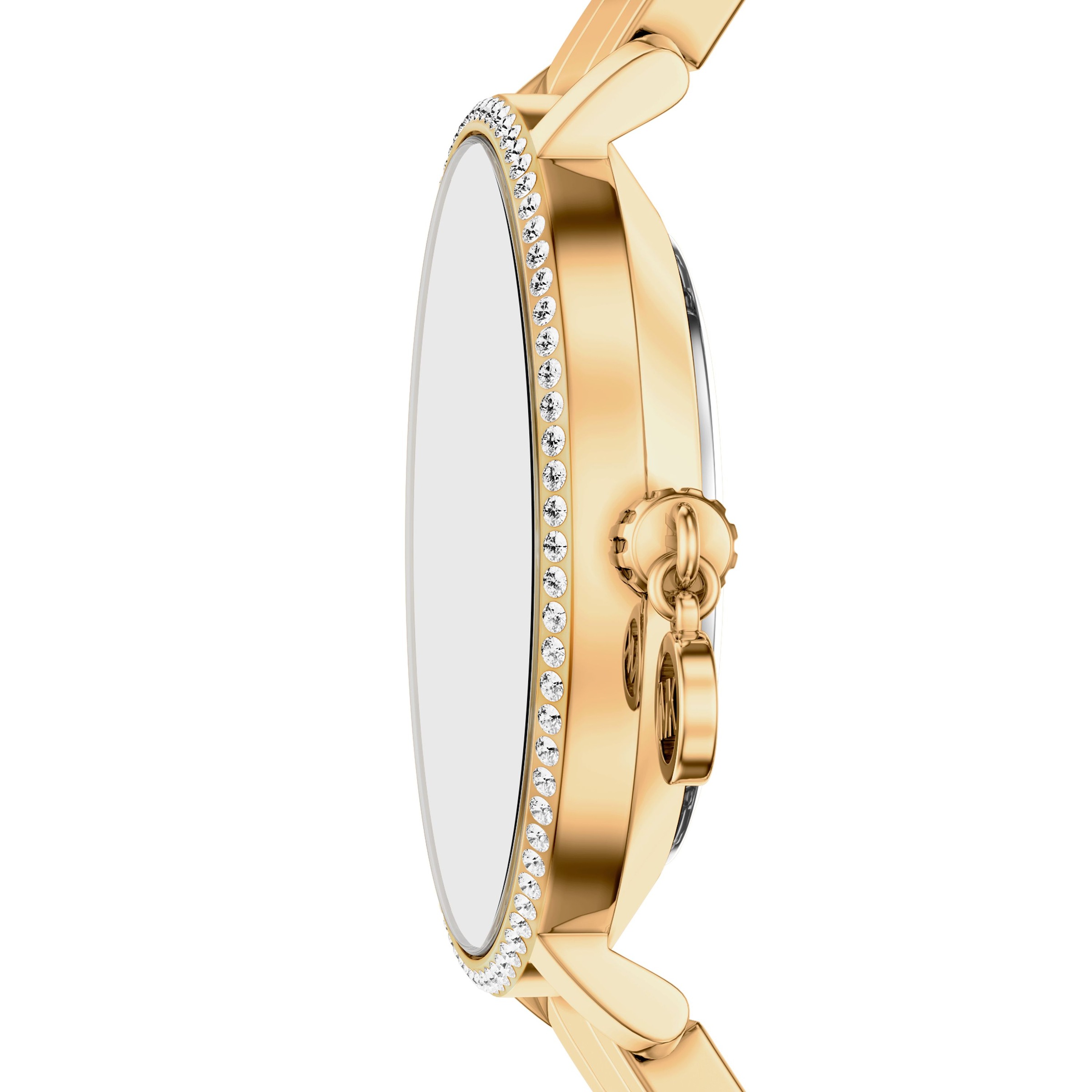 MICHAEL KORS Quarzuhr »PYPER« Armbanduhr, Damenuhr, Edelstahlarmband, analog, Glassteine