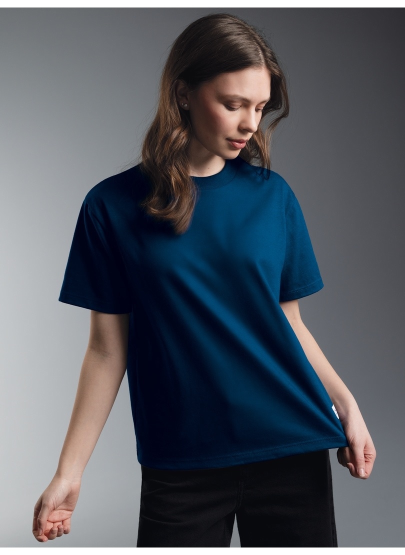 Trigema T-Shirt »TRIGEMA Damen Heavy-Shirt aus 100% recycelter Baumwolle« 1