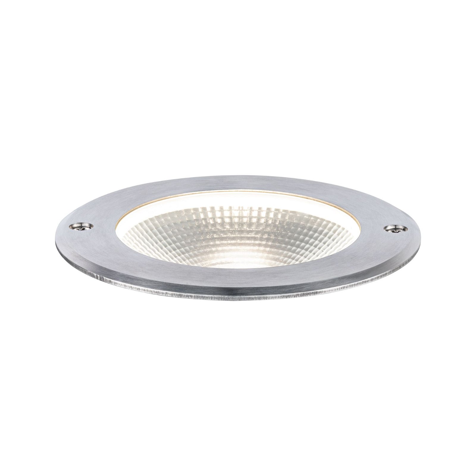 Paulmann LED Einbauleuchte "Floor IP67 120mm 3000K 6W 580lm 230V Edelstahl, Aluminium" 1 Stk. Warmweiß Bodeneinbauleuchte