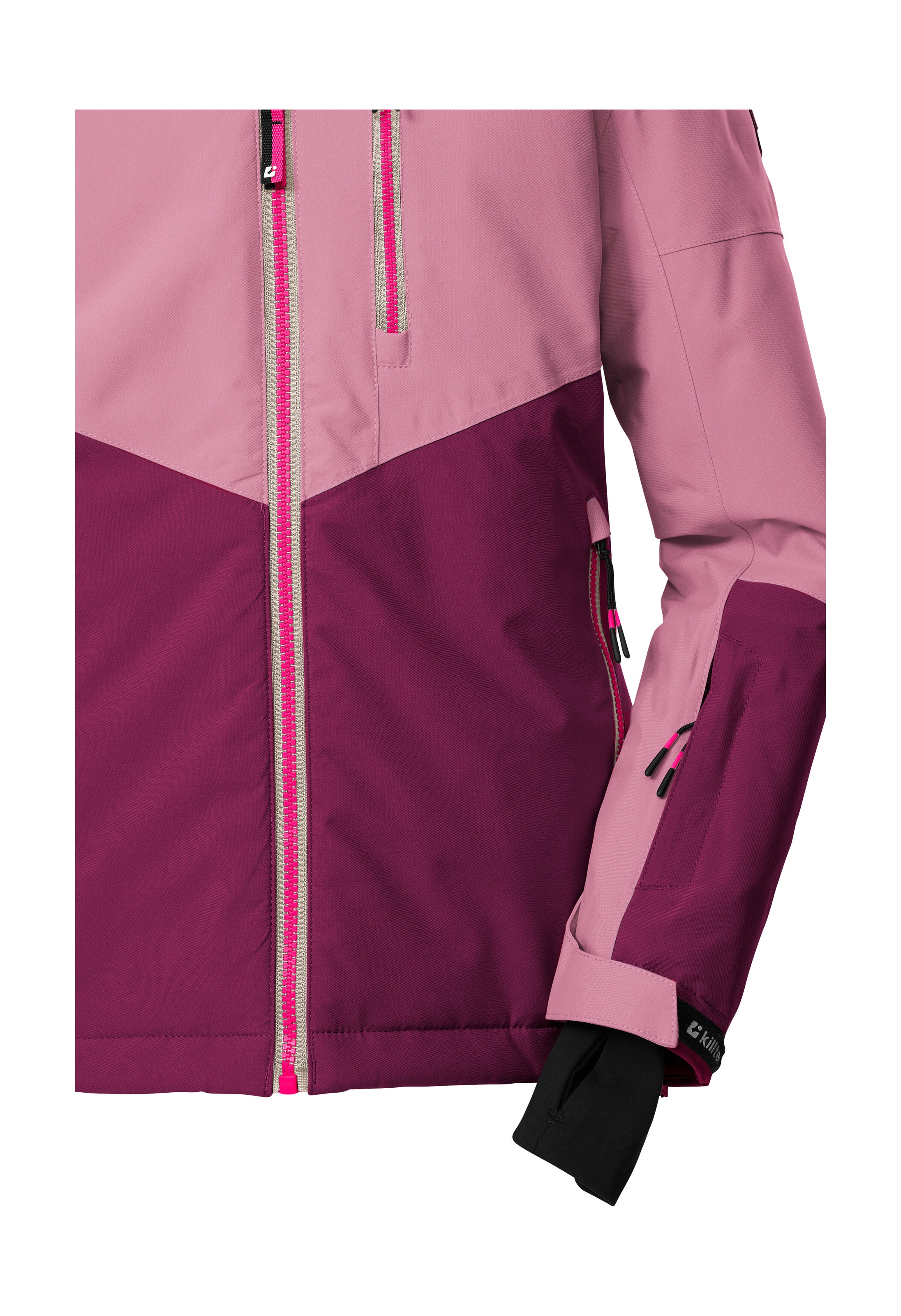 Killtec Skijacke »KSW 207 GRLS SKI JCKT«, Wasserdichte, atmungsaktive Kinderjacke mit reflektierenden Details