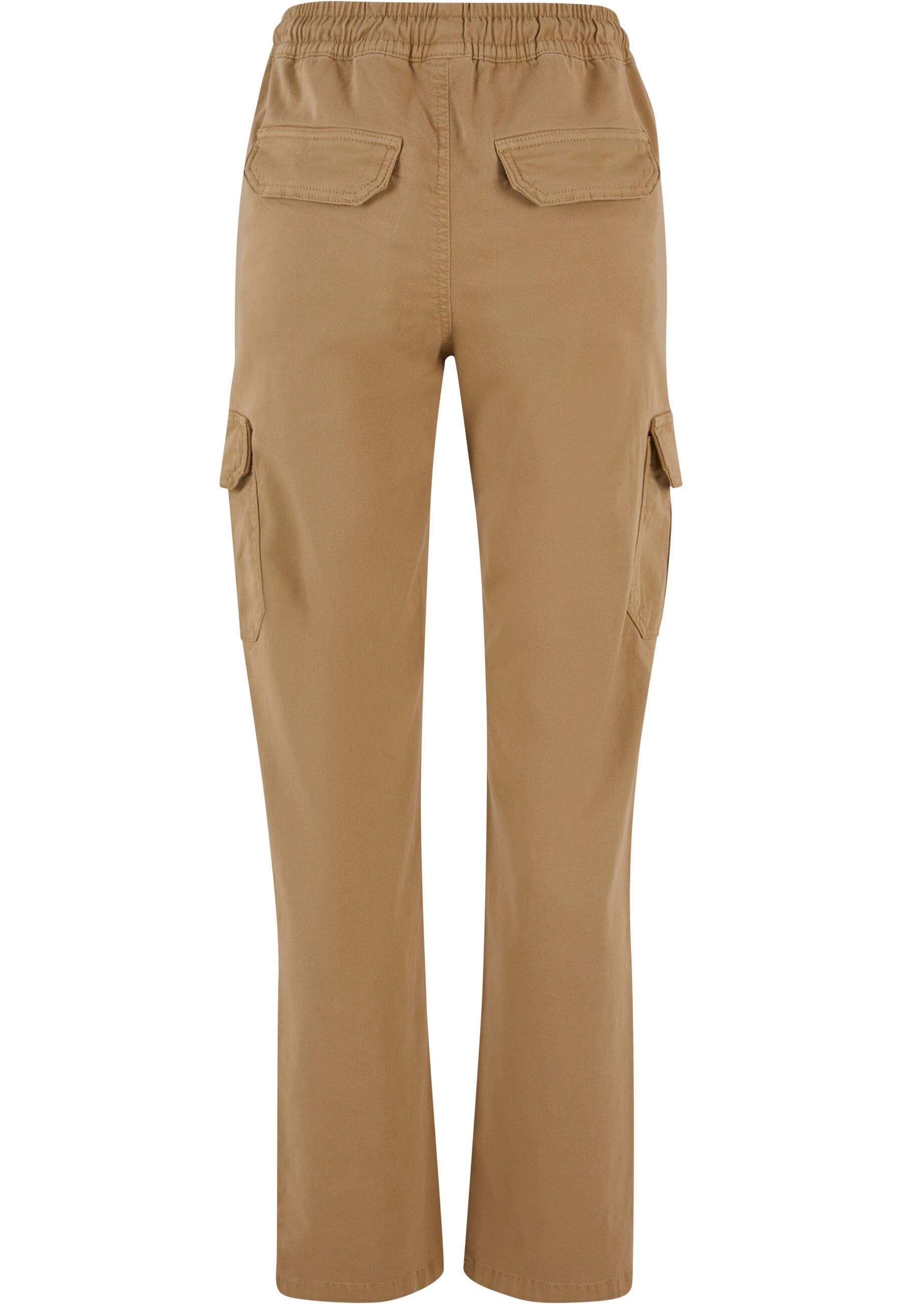URBAN CLASSICS Cargohose »Urban Classics Damen Ladies High Waist Twill Cargo Pants«, (1 tlg.)