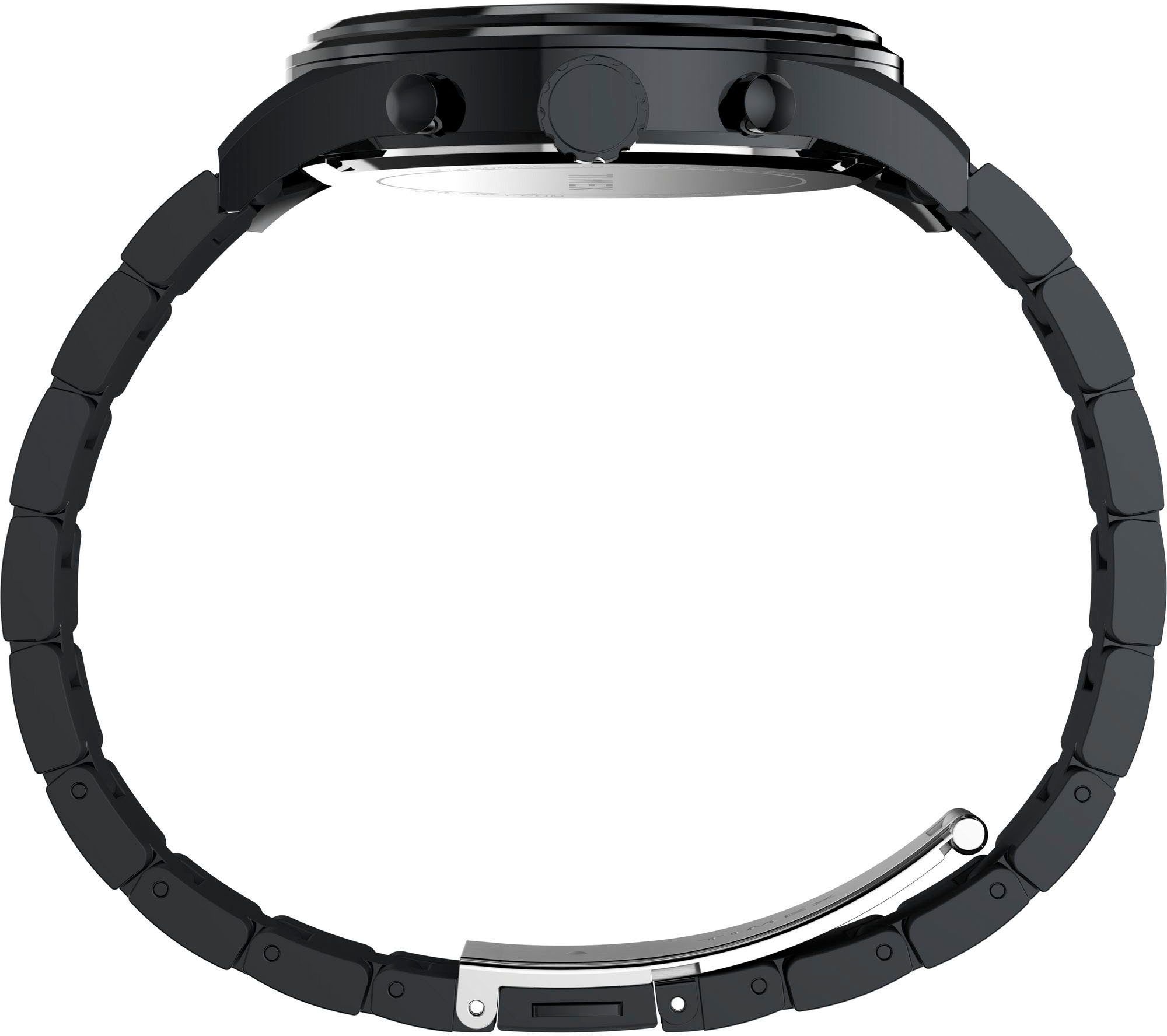 Timex Chronograph »DRESS CHRONO«, Quarzuhr, Armbanduhr, Herrenuhr,Edelstahlarmband,Stoppfunktion,Tag