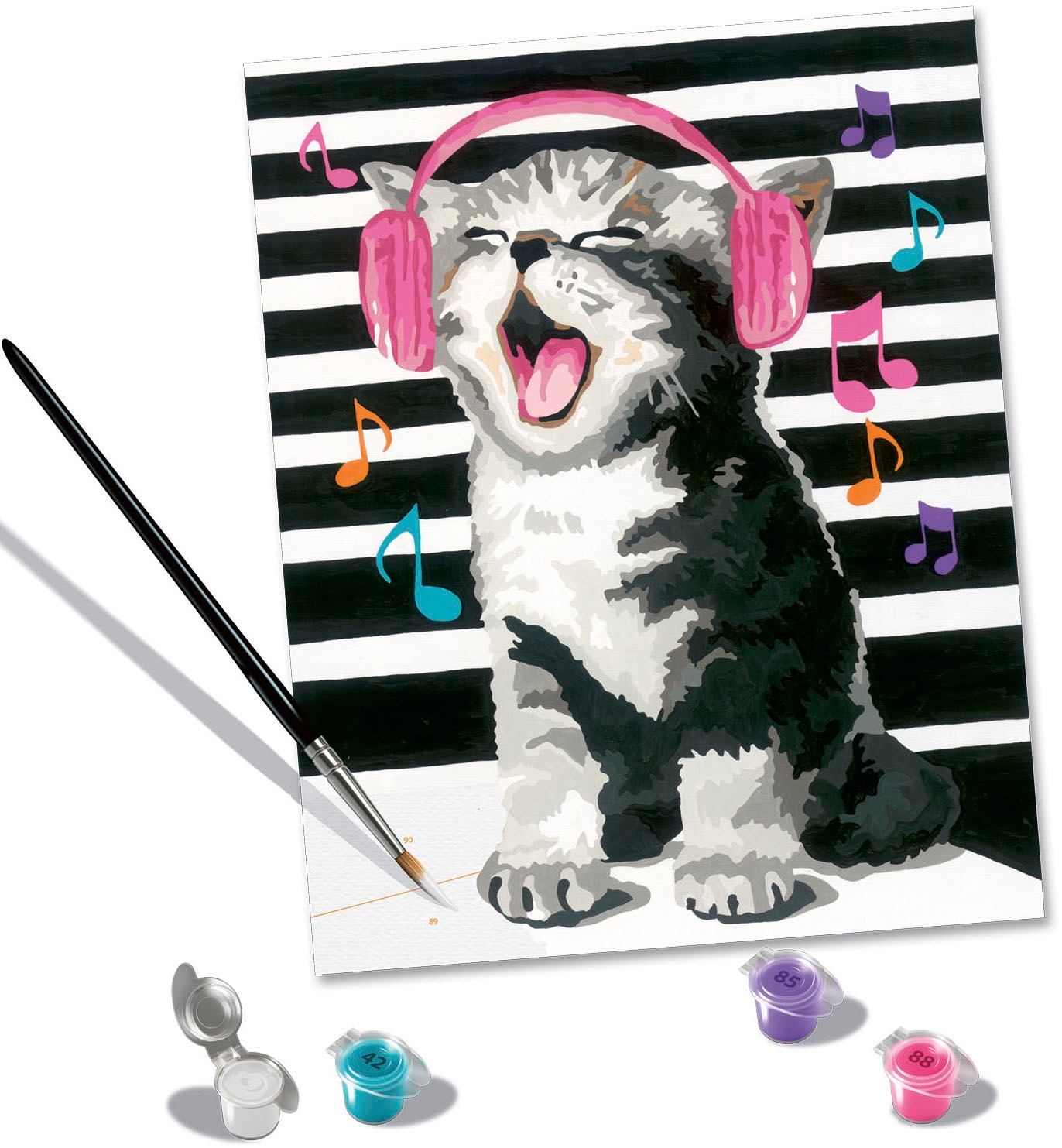 Ravensburger Malen nach Zahlen »CreArt, Singing Cat«, Made in Europe
