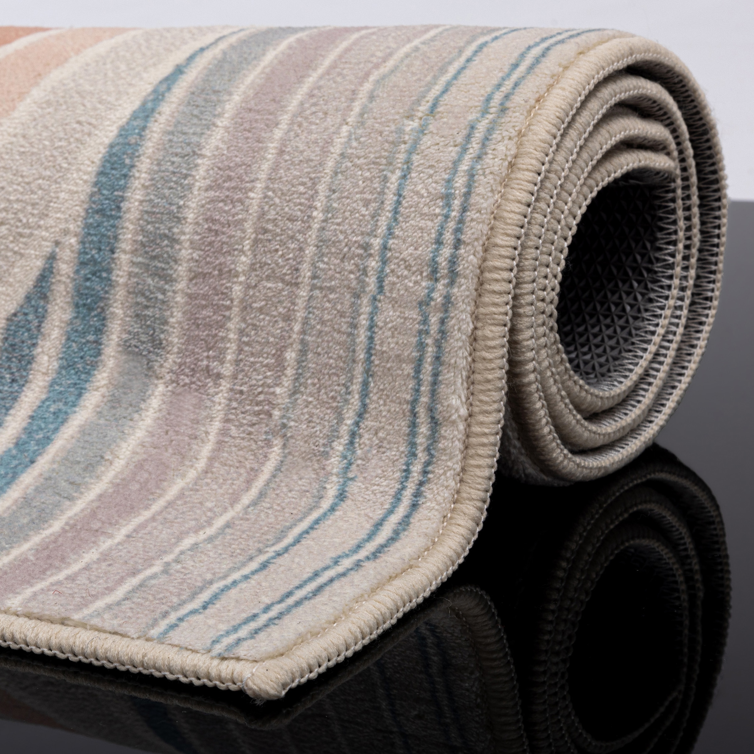 Gino Falcone Badematte »Ariella GF-143«, rutschhemmend beschichtet, fußbodenheizungsgeeignet, Badteppich, bedruckt, modernes Design, weich & kuschelig